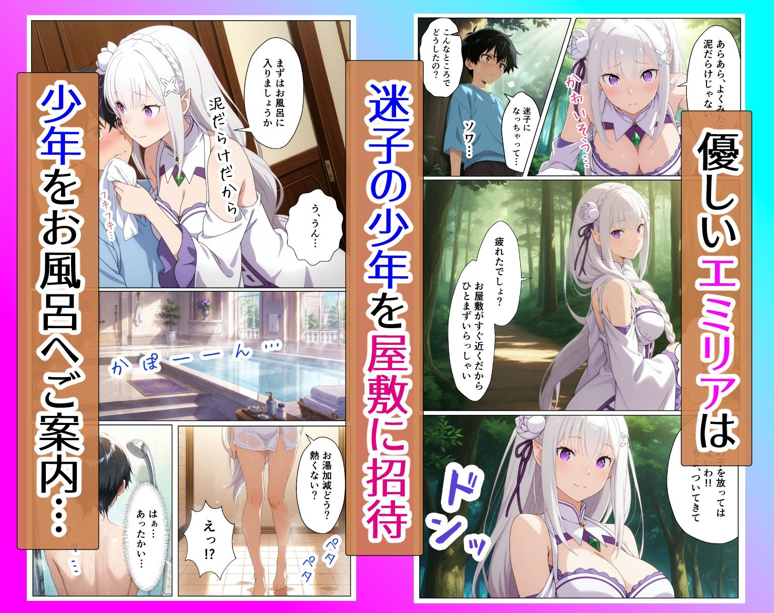 森で迷った僕を拾ったのはエ〇リアとレ〇でした〜屋敷で始まる種付け三昧の夏休み〜 画像2