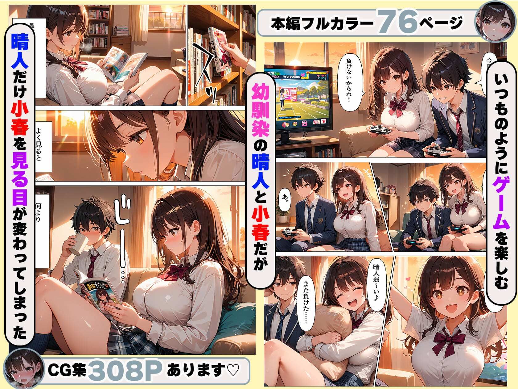 たわわに実った幼馴染は今日も僕の部屋へ入り浸るー初めてのセックスー 画像3
