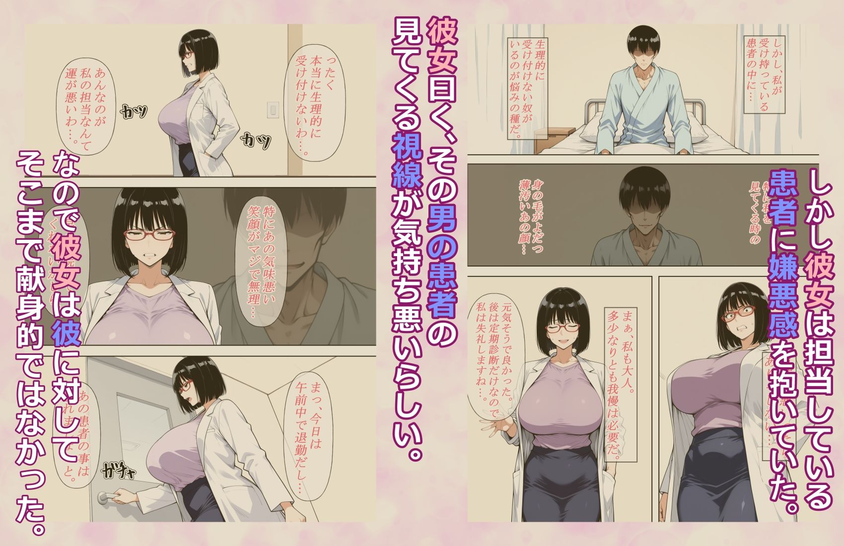生意気な巨乳美人女医に憑依したのでド変態オナニーしてやる！！の作品画像 2