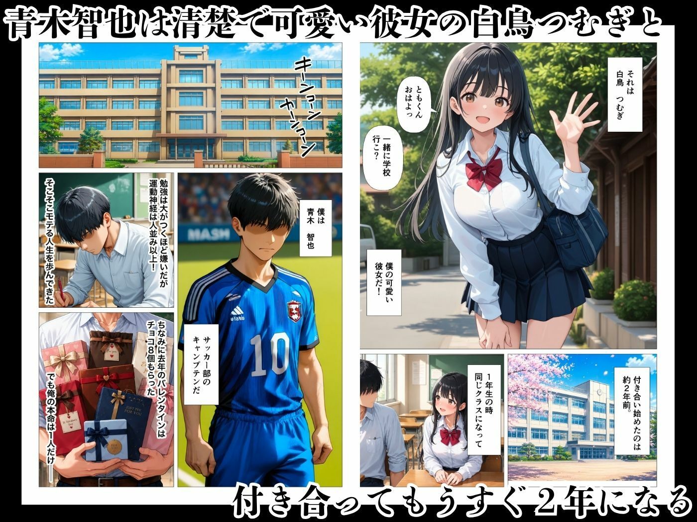清楚彼女は処女を奪われイキ狂い寝取られる サンプル画像 2