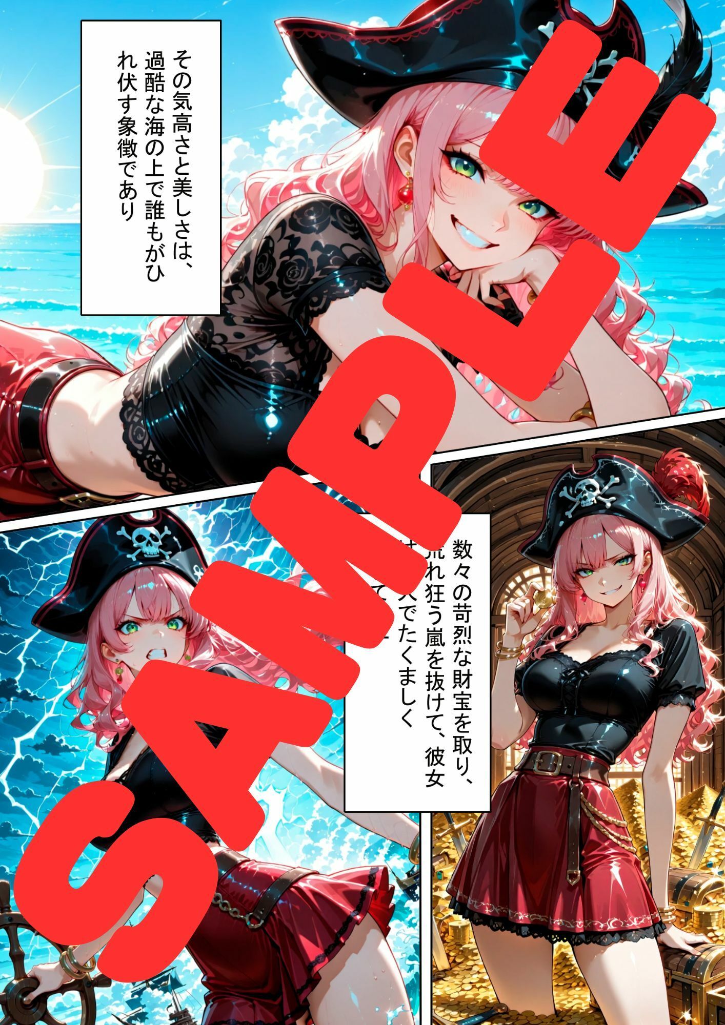 潮騒の果て、快感に溺れた女海賊の終着点 - hitomi raw無料エロ漫画(同人誌)サンプル画像 004