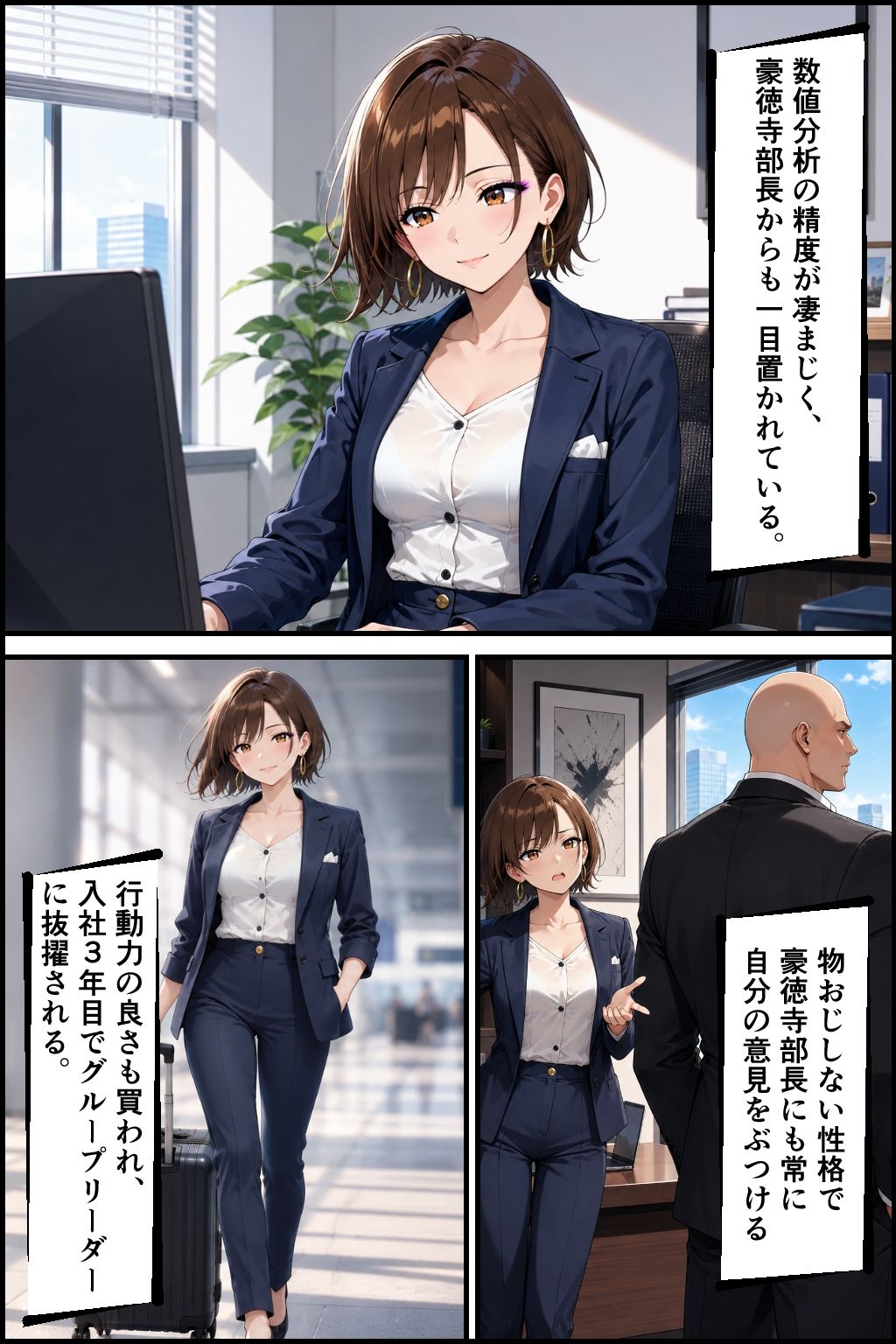 社内NTR調教 部下の彼女を奪い、極上のメスに仕立て上げる 画像7
