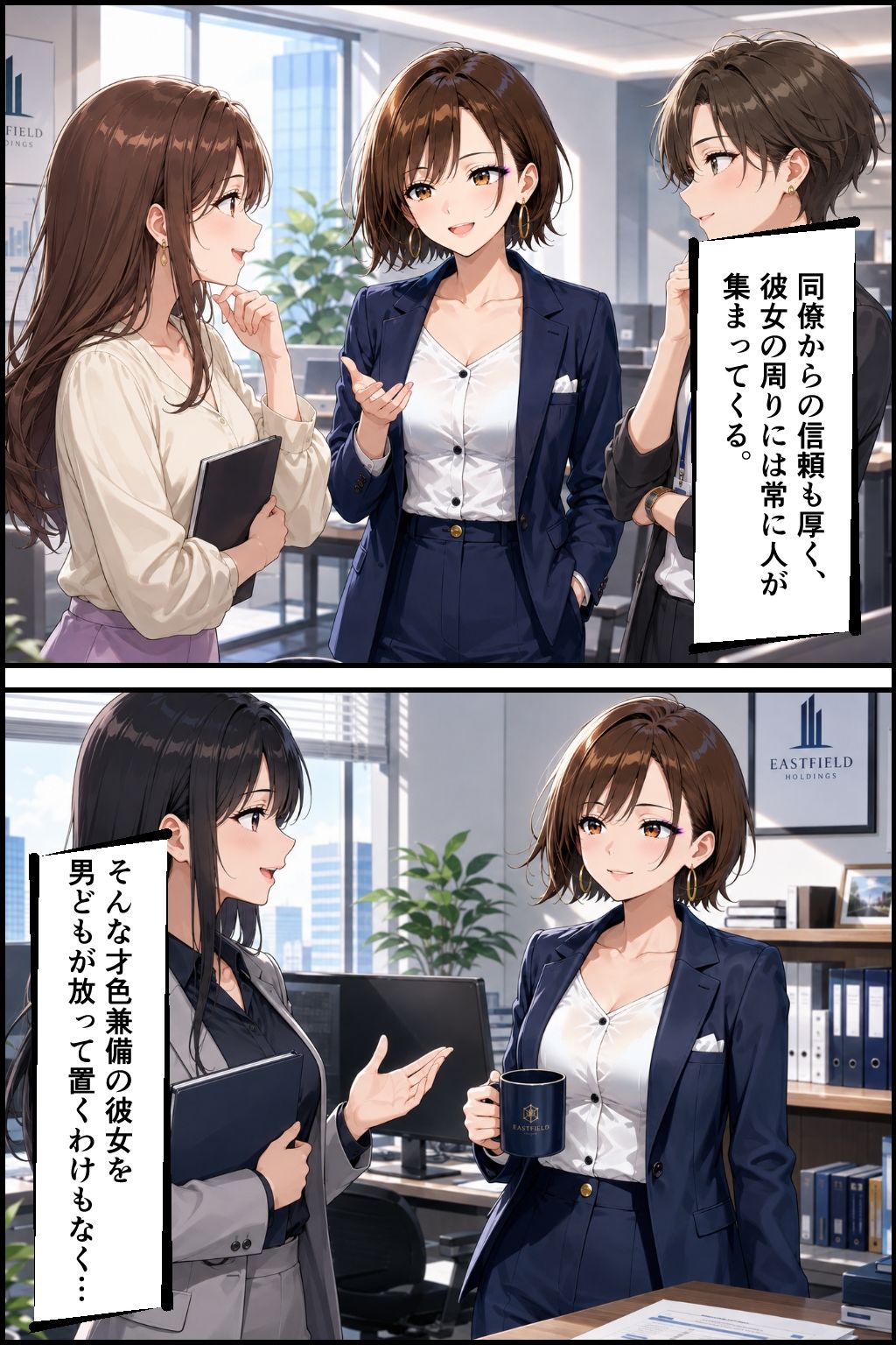 社内NTR調教 部下の彼女を奪い、極上のメスに仕立て上げる 画像8