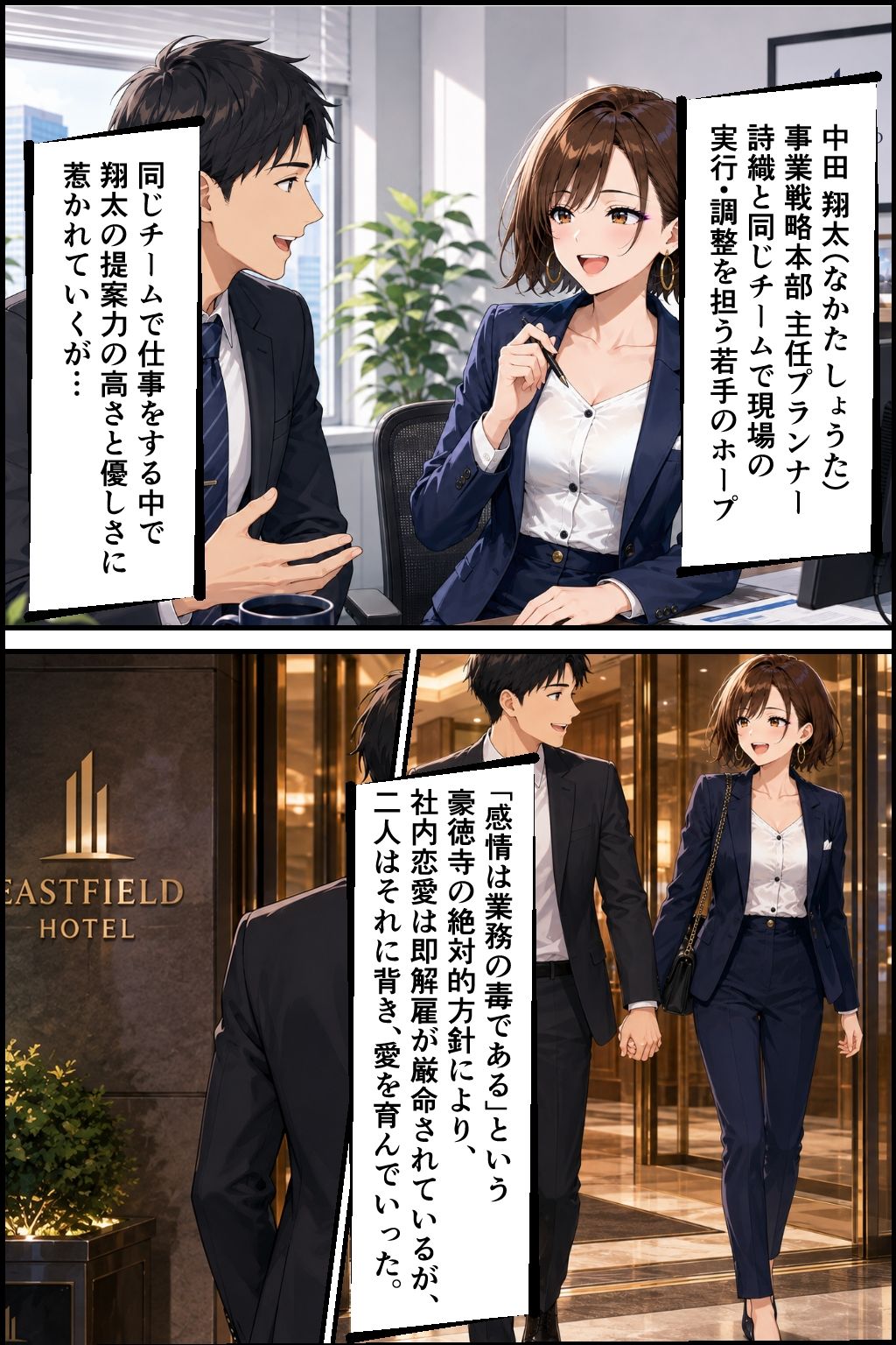 社内NTR調教 部下の彼女を奪い、極上のメスに仕立て上げる 画像9