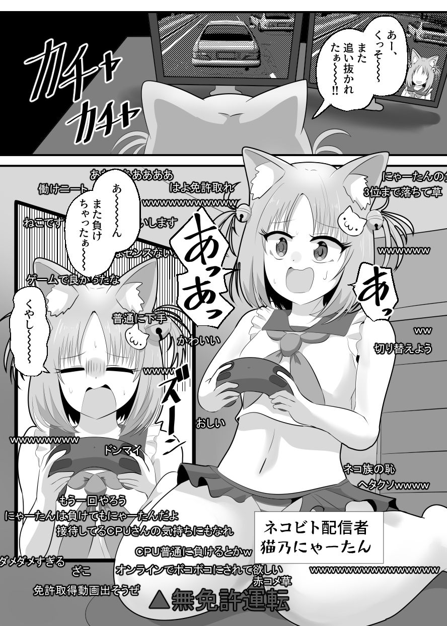 窮鼠、♀ネコと入れ替わる 画像1