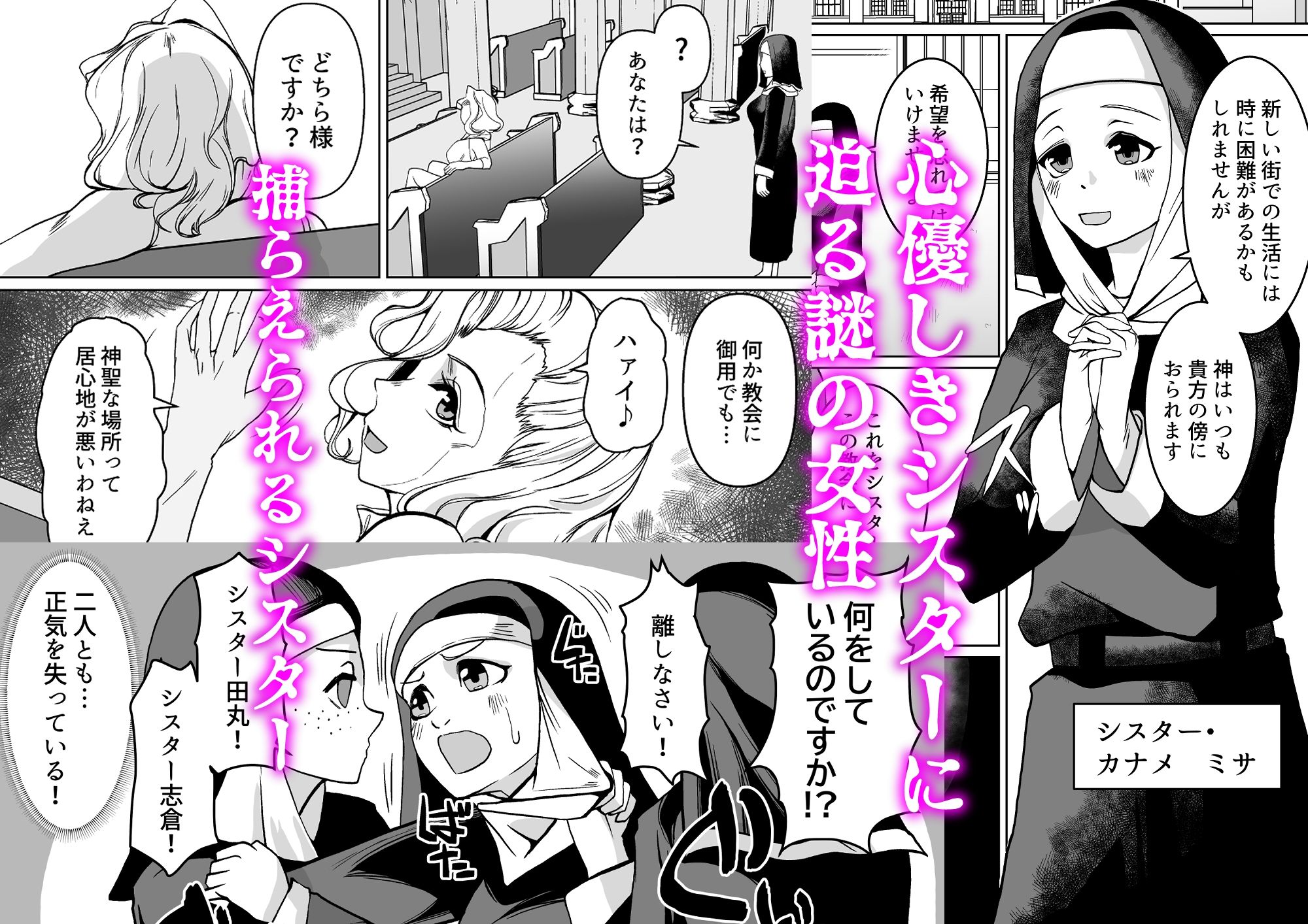 敗北への誘惑 ふたなりシスターV.Sねぶりヒトデ 画像1