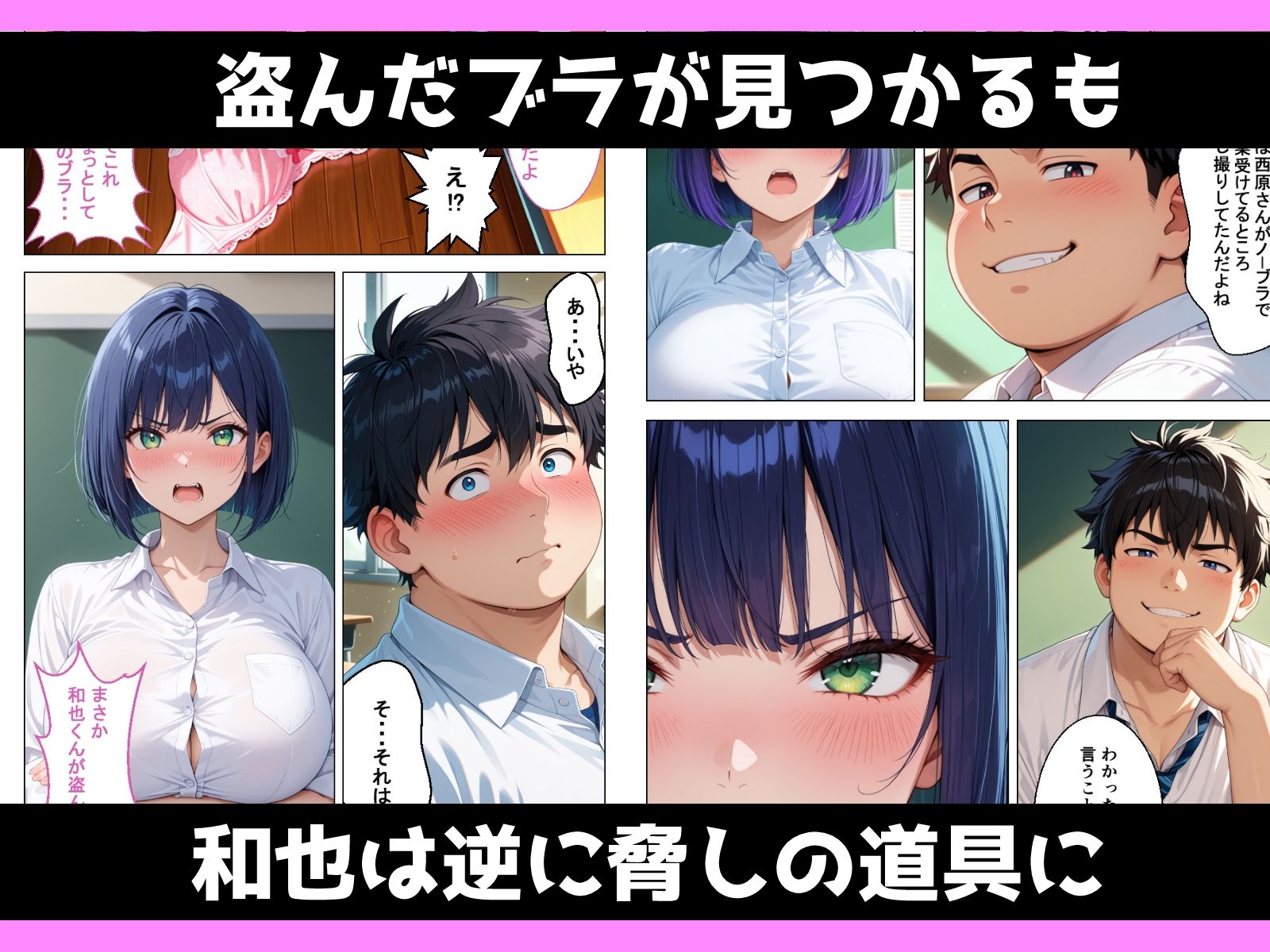 【エロ漫画】地味陰キャエリート巨乳がノーブラばれてメス堕ちさせられる話5