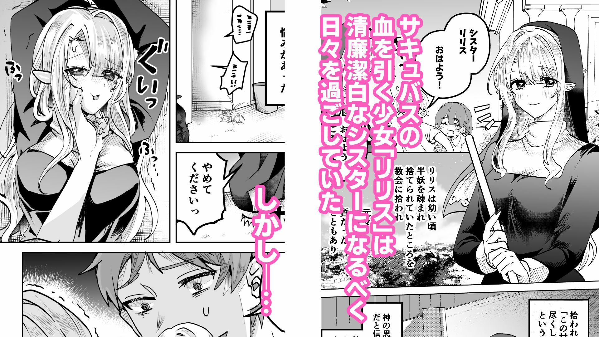 シスターサキュバス 義務セックスが気持ち良すぎてイチャラブ本気セックス 画像1