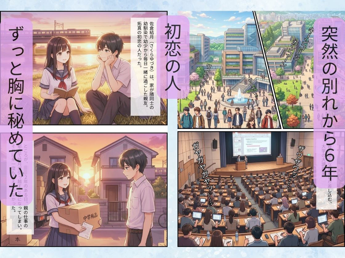 止まない雨と、終わらない初恋。〜大学生になった幼馴染と結ばれる夜〜 4枚目