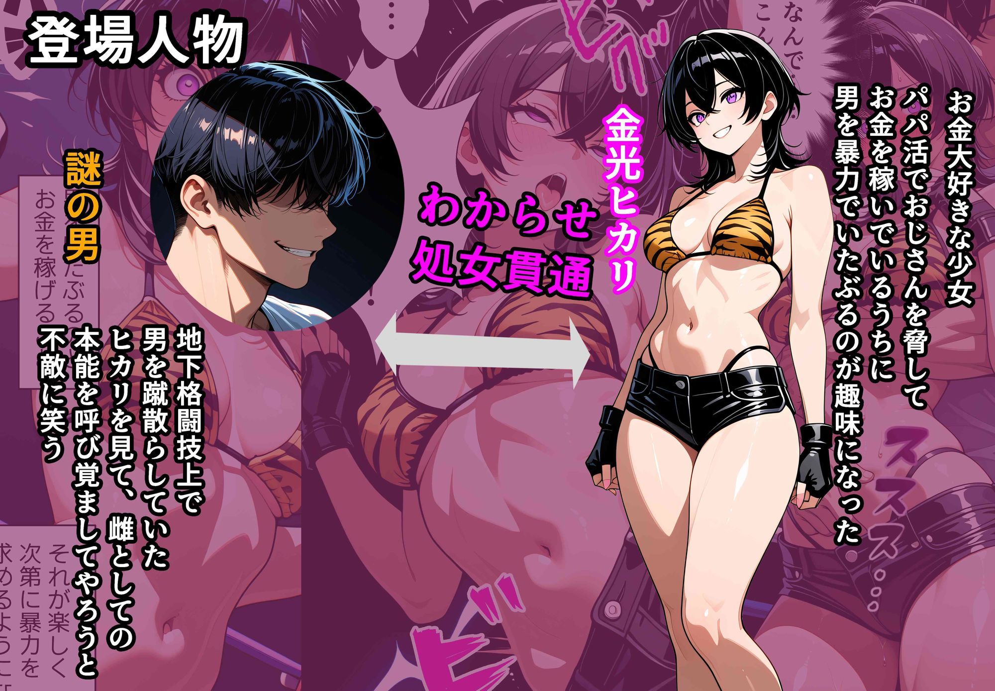 格闘少女わからせ快楽堕ち 画像1