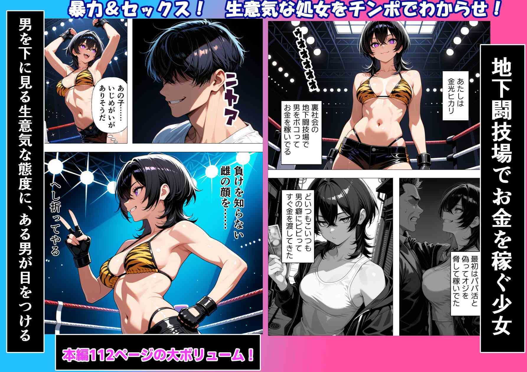 格闘少女わからせ快楽堕ち 画像2