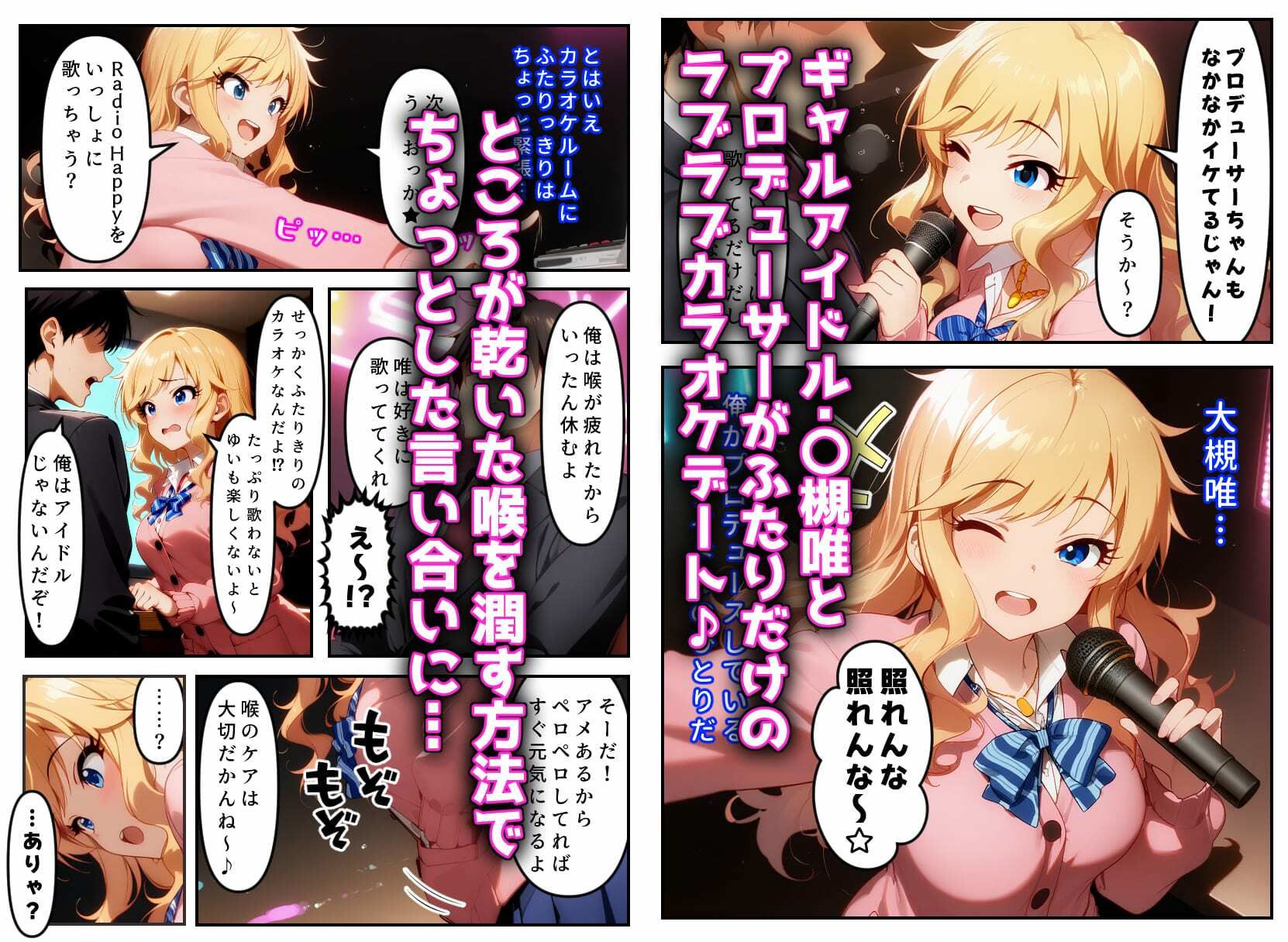 発情アイドルとペロリストP。ギャルのアソコは潮吹きドリンクバー★ サンプル2