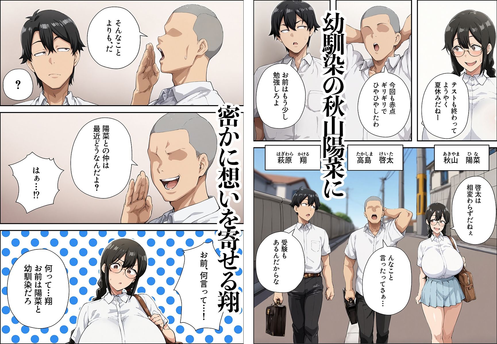 【エロ漫画】夏が終わる前に告白するから〜地味な幼馴染は絶倫巨根に堕ちる〜1
