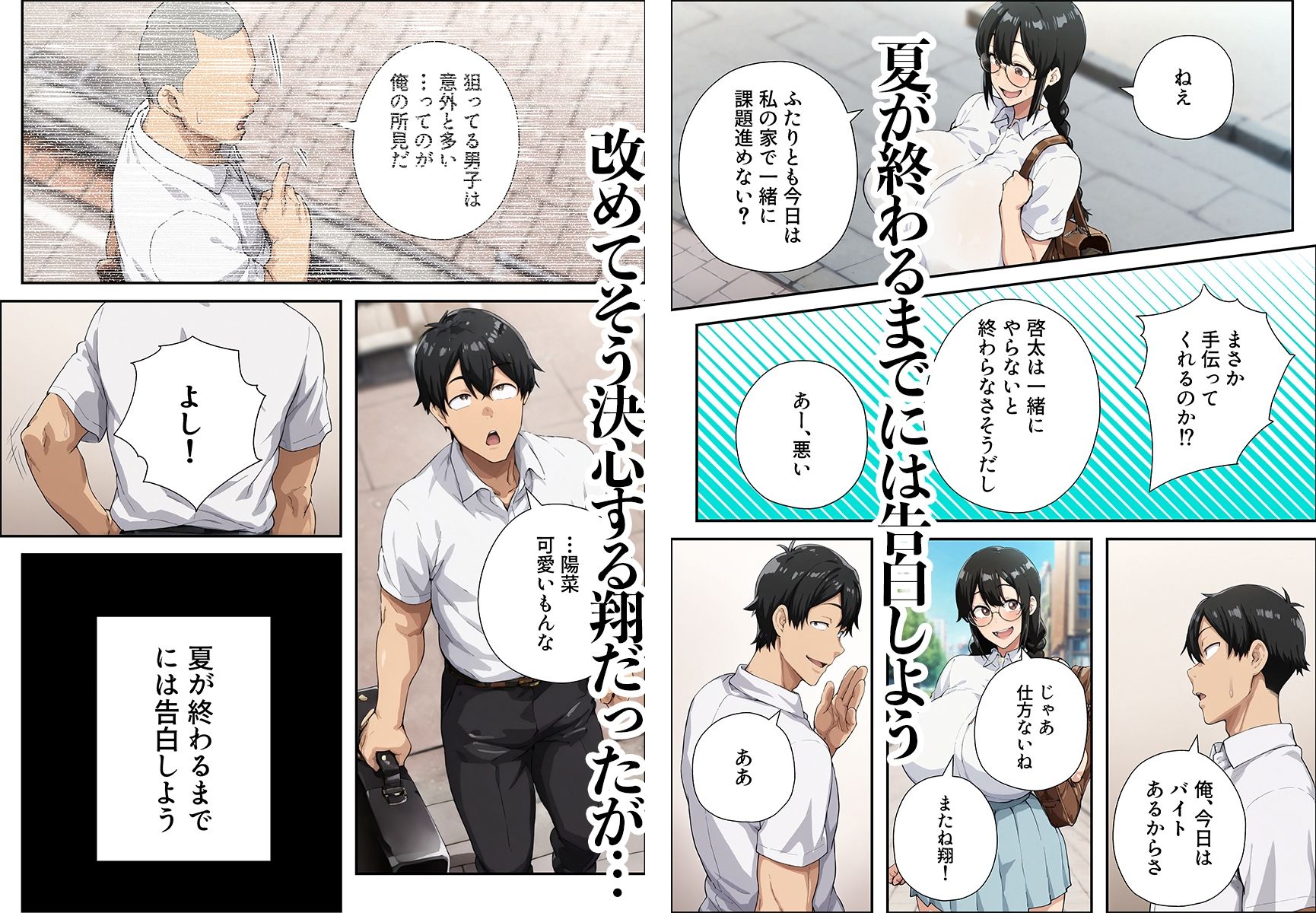 【エロ漫画】夏が終わる前に告白するから〜地味な幼馴染は絶倫巨根に堕ちる〜3