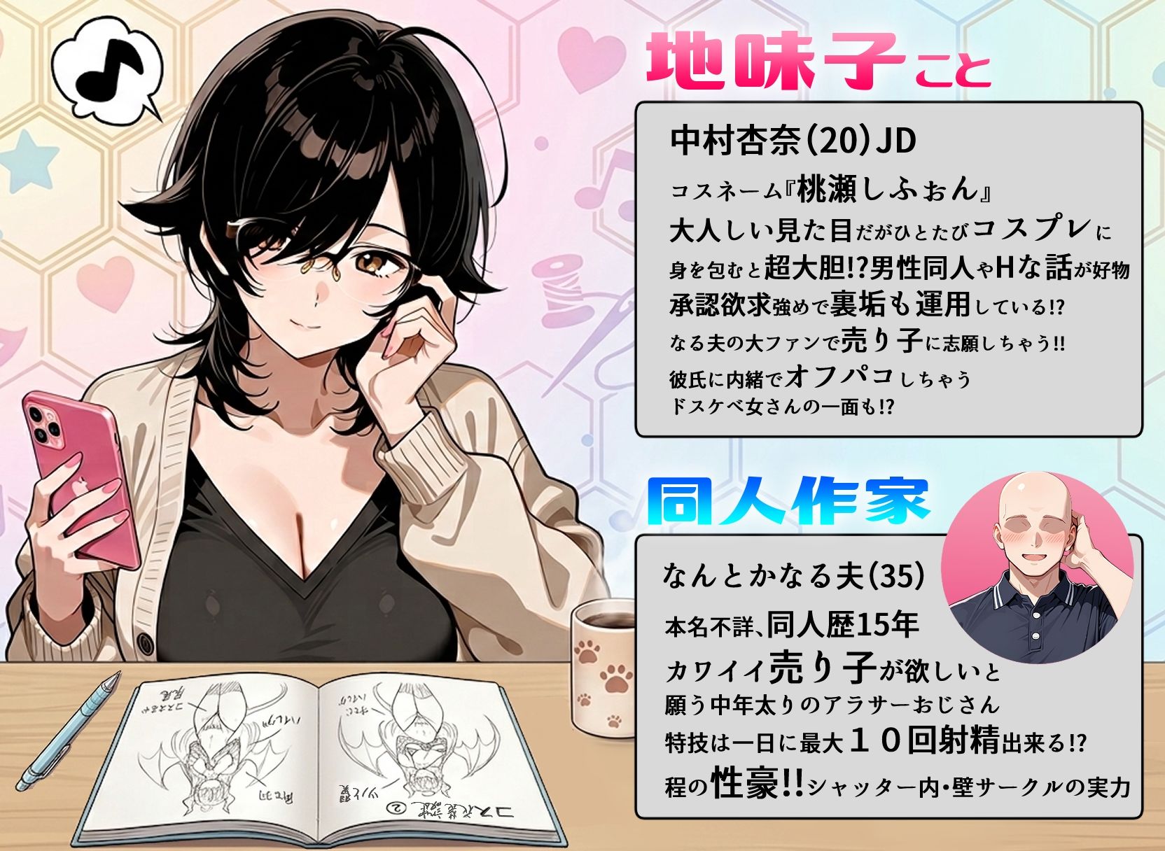 絶妙にチョロそうな地味子コスプレイヤーが俺のサークルの売り子に!? 画像1