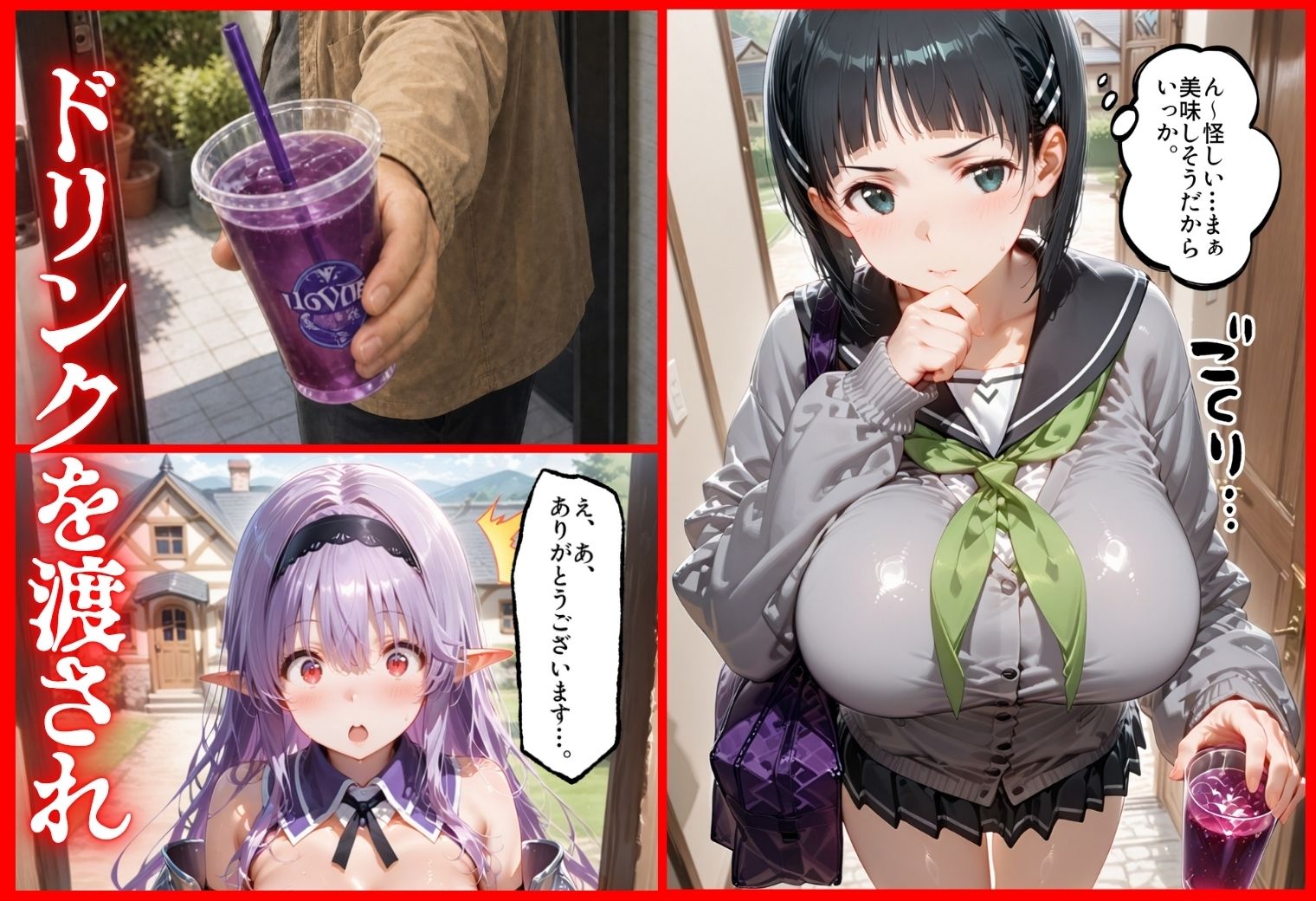 怪しいドリンクで眠っている間に孕ませSEXした話  Vol.24