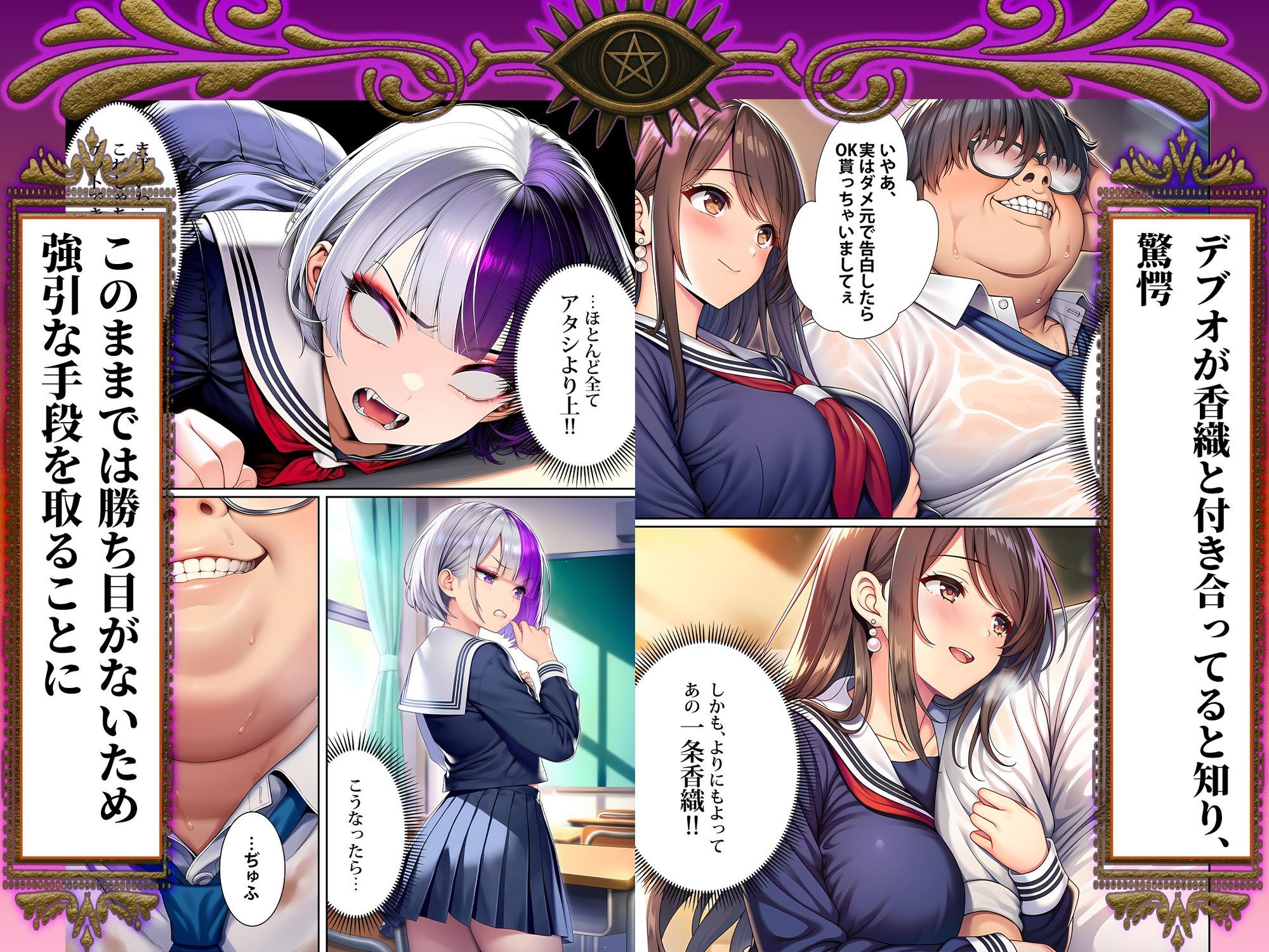 【無料エロ漫画】d_808215 催●洗脳支配学園II〜逆襲のデブオ〜(夜あくび小隊)