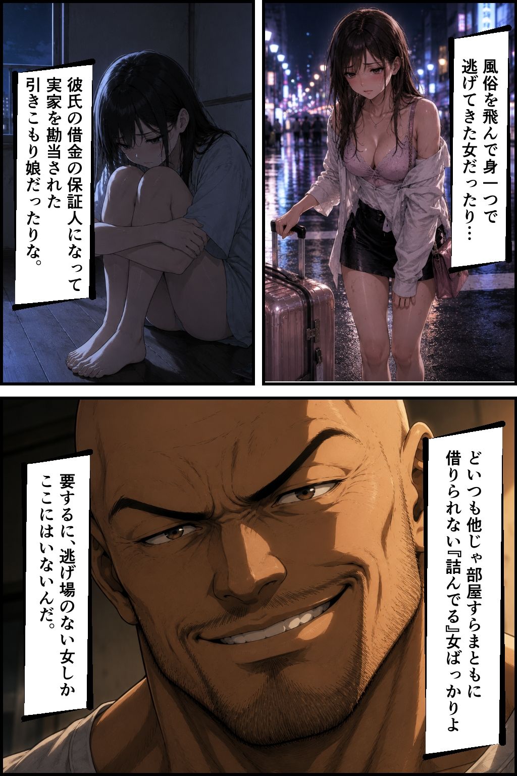 訳あり美女限定アパート！逃場無犯荘  大家に調教される逃亡メスたち  橘葵編 画像4