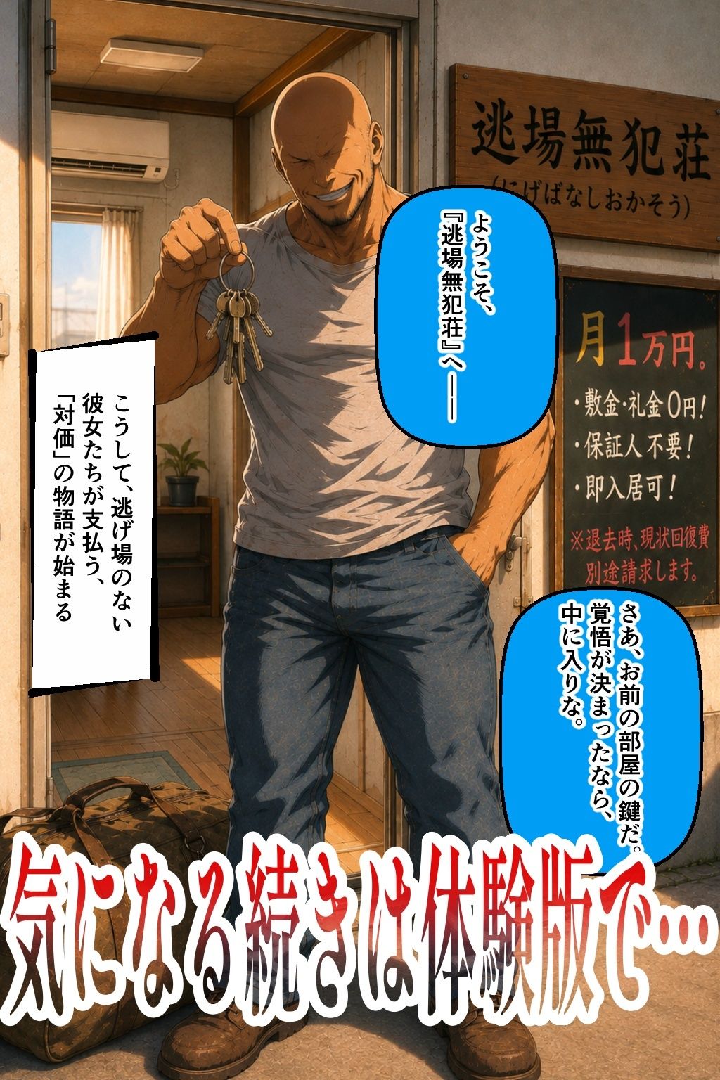訳あり美女限定アパート！逃場無犯荘  大家に調教される逃亡メスたち  橘葵編 画像7