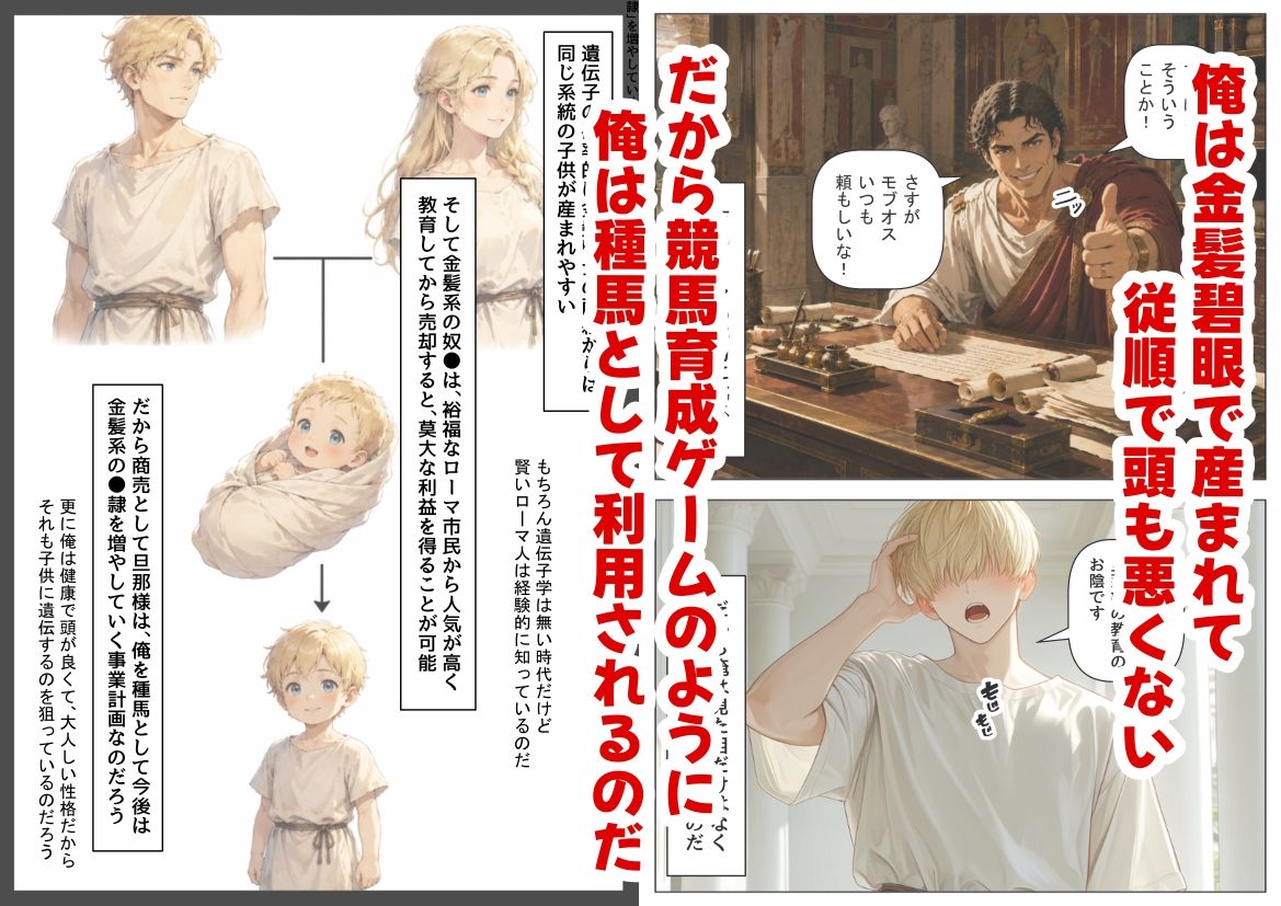 古代ローマ帝国の●隷転生したら、エロすぎた〜 画像3