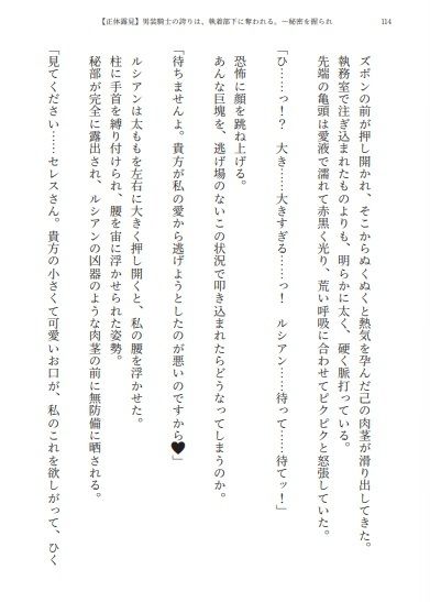 【男装騎士メス堕ち】男装騎士の誇りは、執着部下に奪われる。〜秘密を握られ、甘い檻で雌に堕ちる分隊長〜【処女開発】 サンプル9