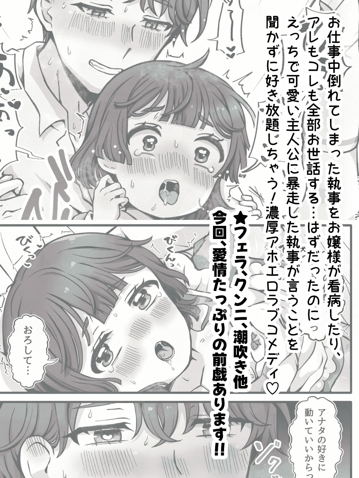 変態執事はお嬢様に首ったけ〜コスプレ看病編〜 サンプル画像 10