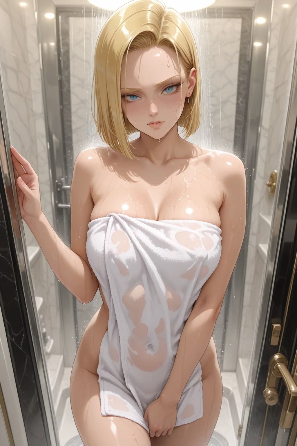 42枚【18号 ×ベジータ】大嫌いな上司に シャワー中に犯●れ、イラマ●オ、 生中出し、お掃除フ●ラの無限ループ 2 画像2