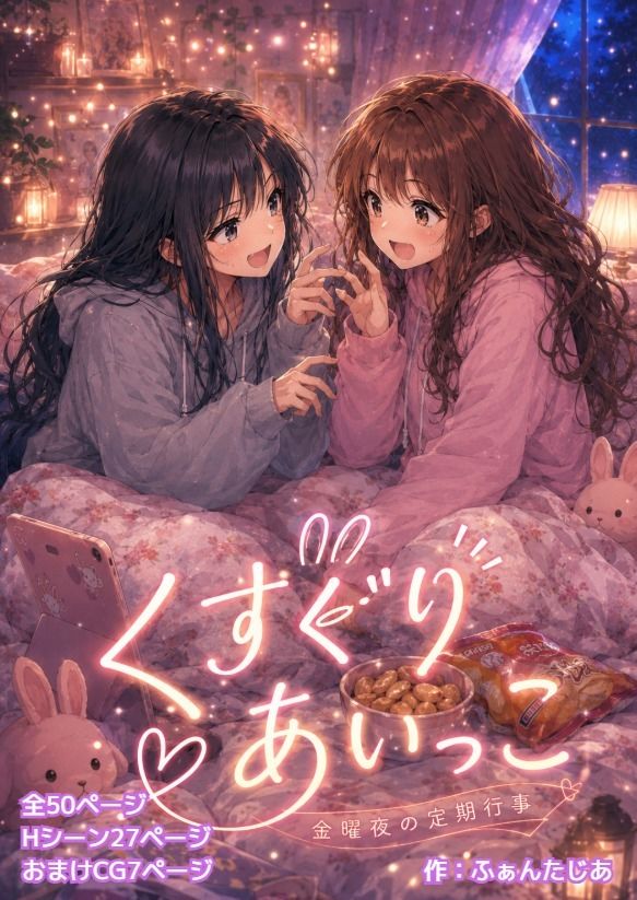 くすぐりあいっこ レズの親友に我慢ゲームの敗者は拘束されて・・・ 画像1
