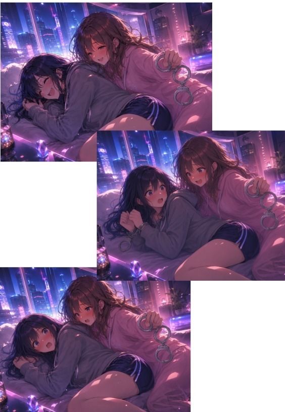 くすぐりあいっこ レズの親友に我慢ゲームの敗者は拘束されて・・・ 画像5