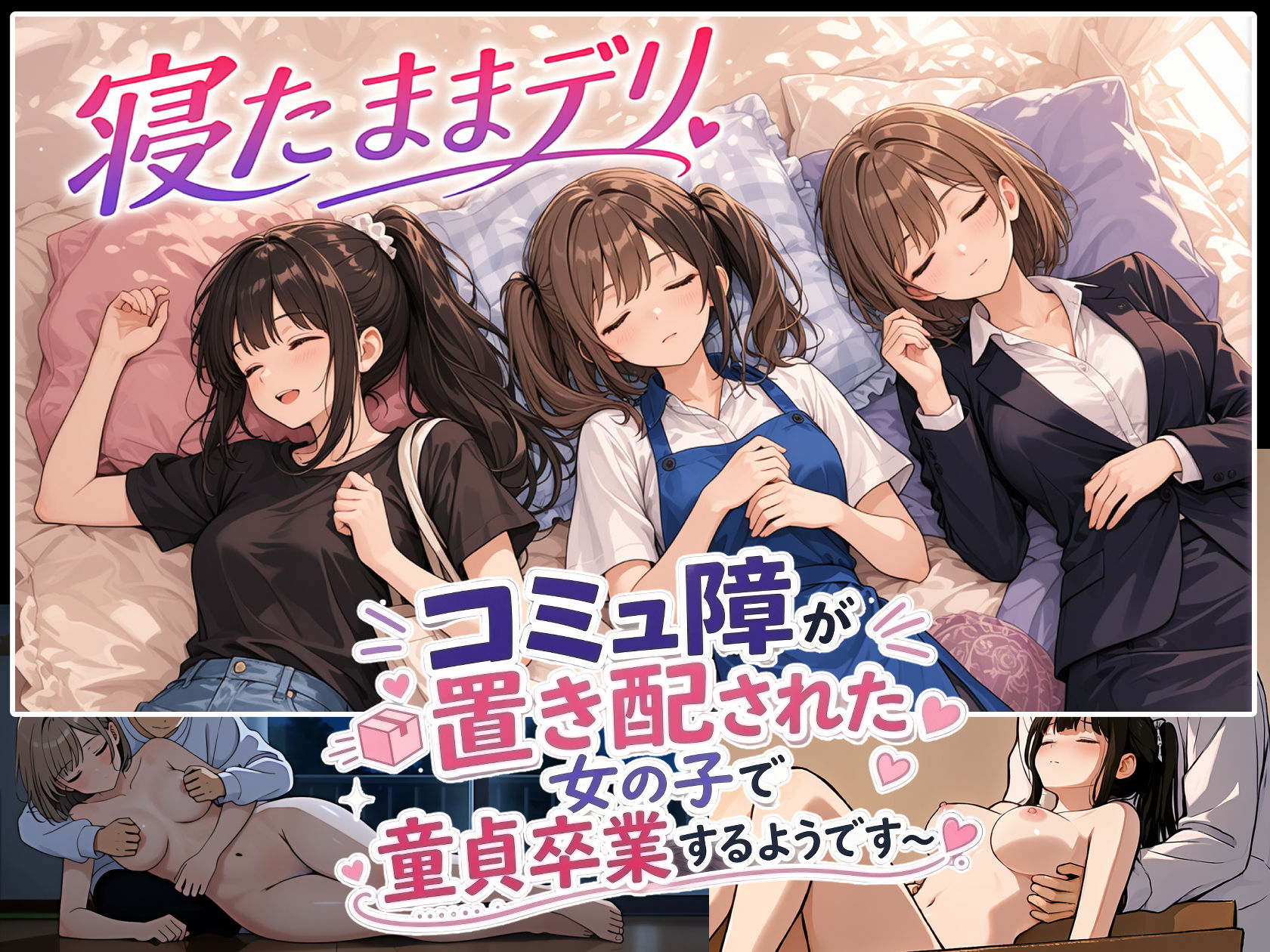 寝たままデリ 〜コミュ障が置き配された女の子で童貞卒業するようです〜 画像7
