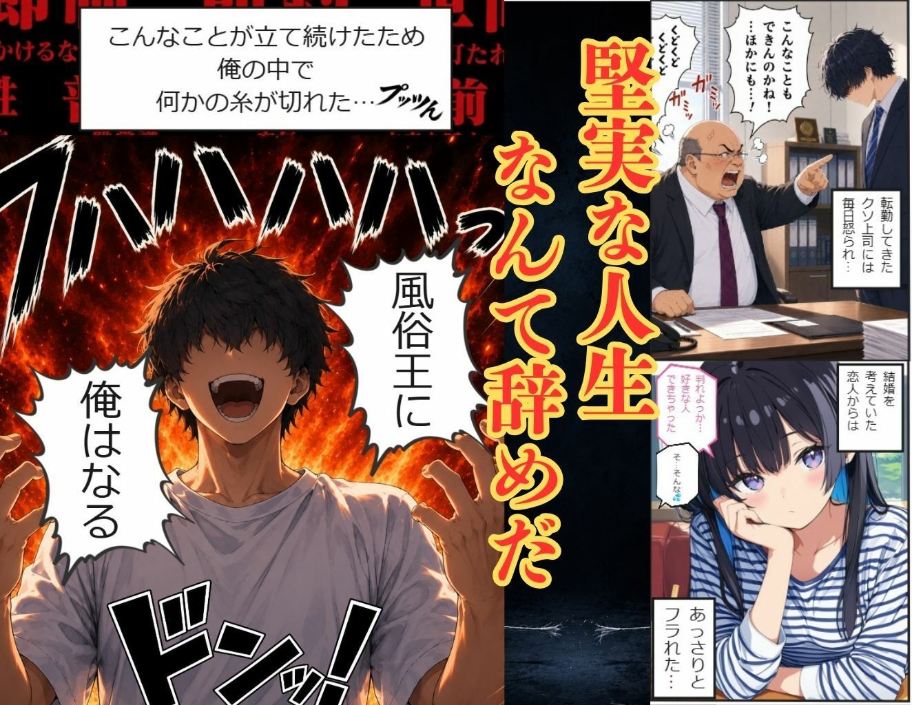 堅実な人生は辞めた！風俗王に俺はなる（人妻デリ嬢 ゆか）1