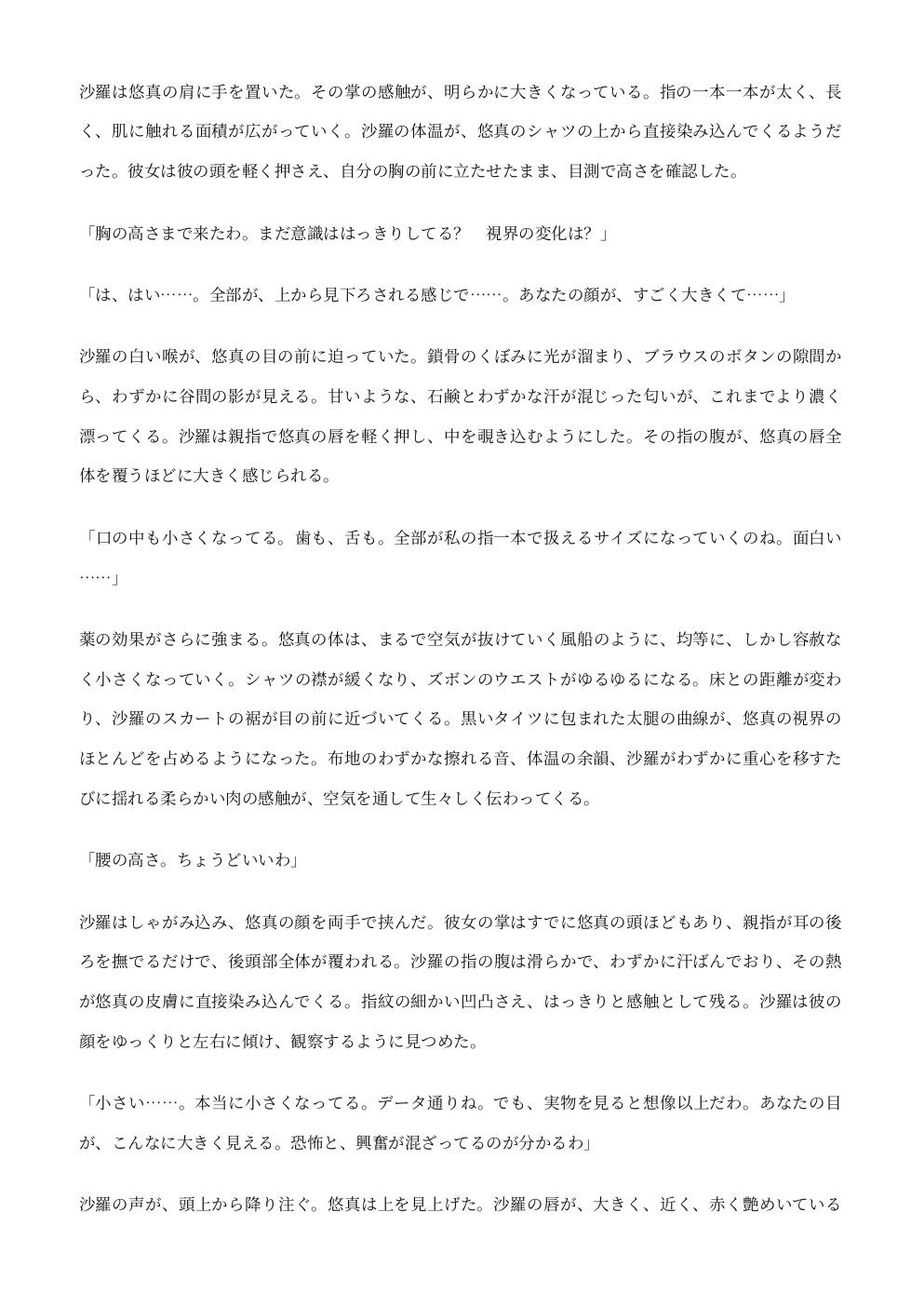 縮小実験 ―氷室沙羅の玩具― 画像3