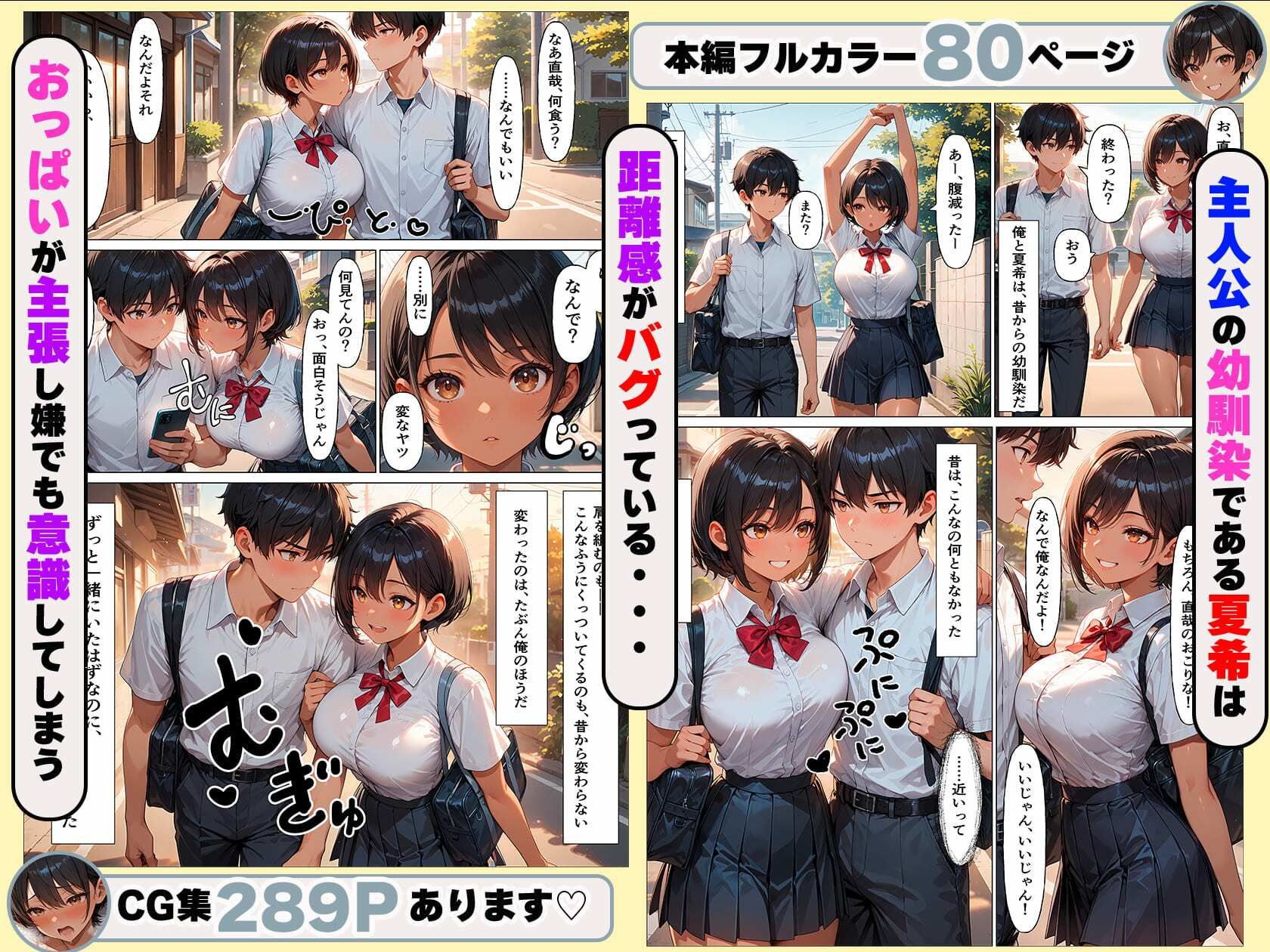 ボーイッシュな幼馴染とラッキーハプニングで初めてのイチャラブSEX 画像3