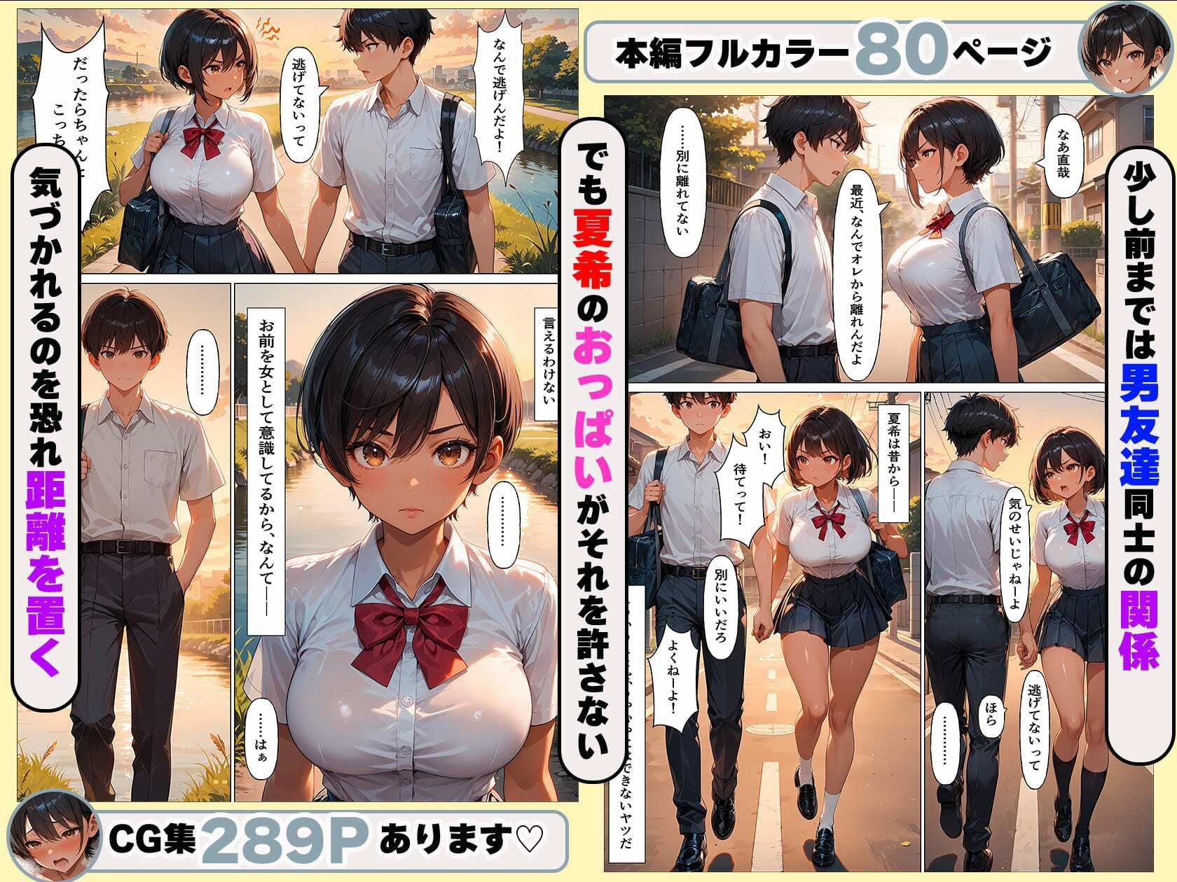 ボーイッシュな幼馴染とラッキーハプニングで初めてのイチャラブSEX 画像4