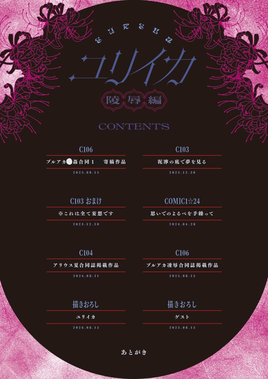 ブルアカ再録集「ユリイカ」凌●編 2枚目