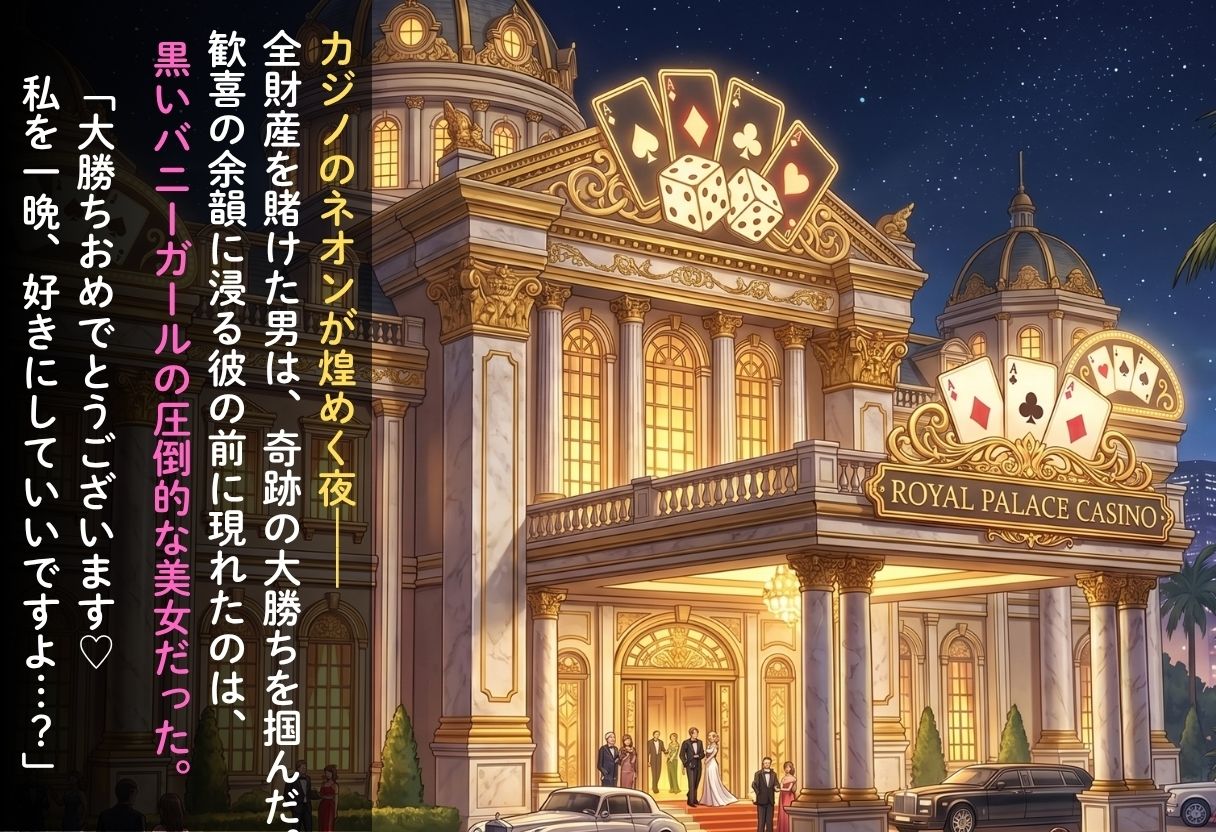 カジノで大勝利！VIP専用 バニーガールを朝までハメまくる話  一騎〇千編 画像1