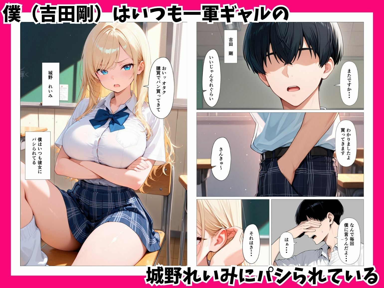 陰キャの僕をパシるギャルをSSランク精子で種付け潮だくセックスした話 画像1