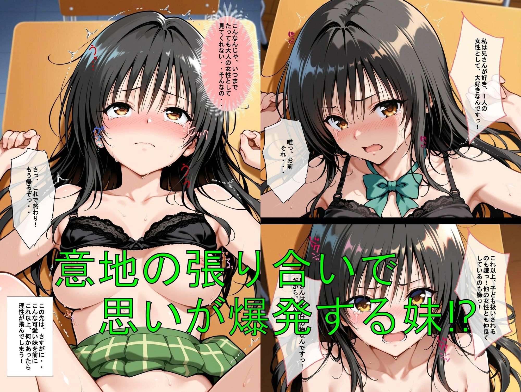 【エロ漫画】俺の妹は兄さん大好きっ娘でした！  意地の張り合いで妹と？相思相愛なんでラブラブになりました5
