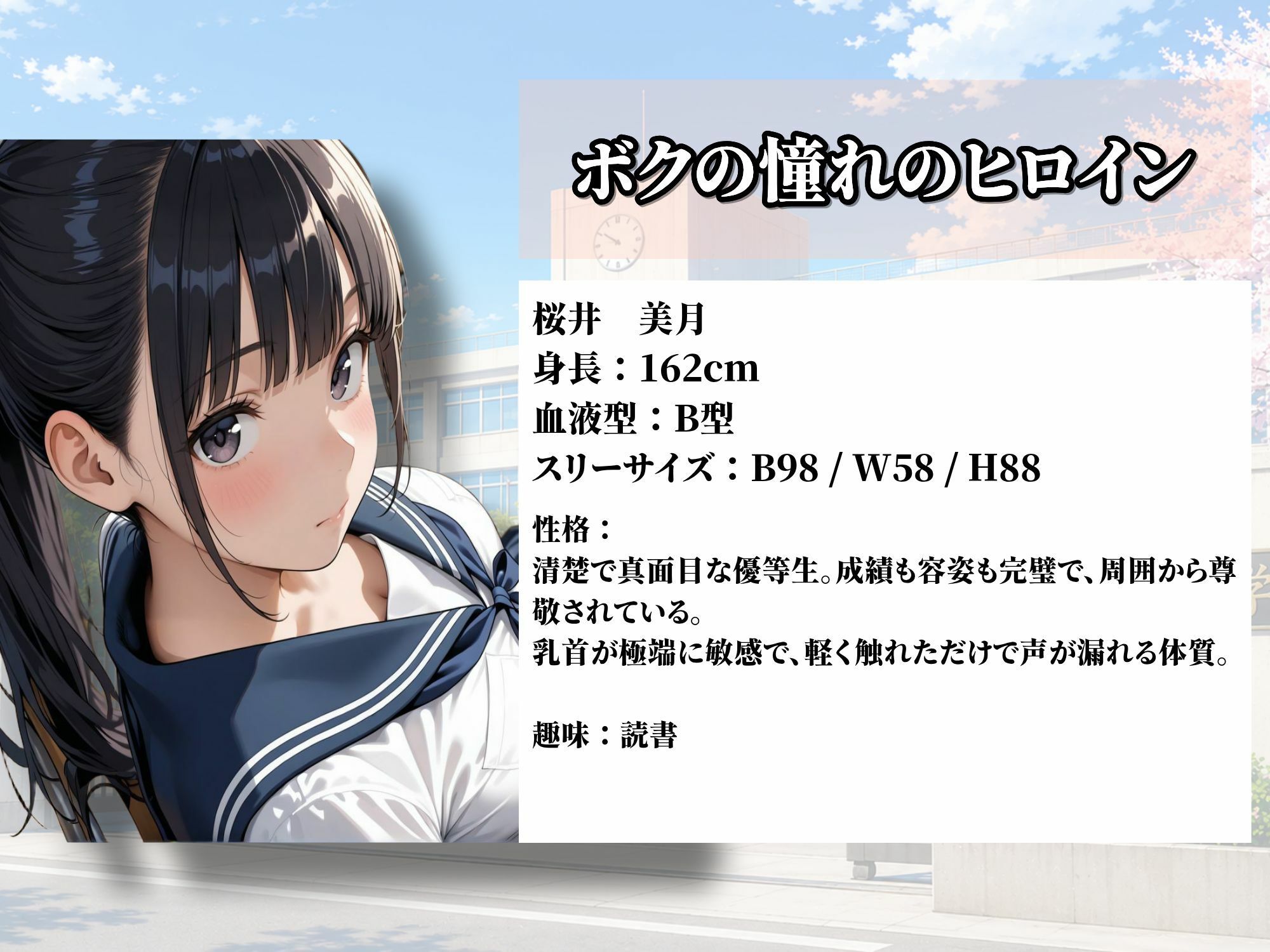 【エロ漫画】童貞のボクが大好きな優等生ヒロインを目の前で校長に弱みを握られNTRされた話1