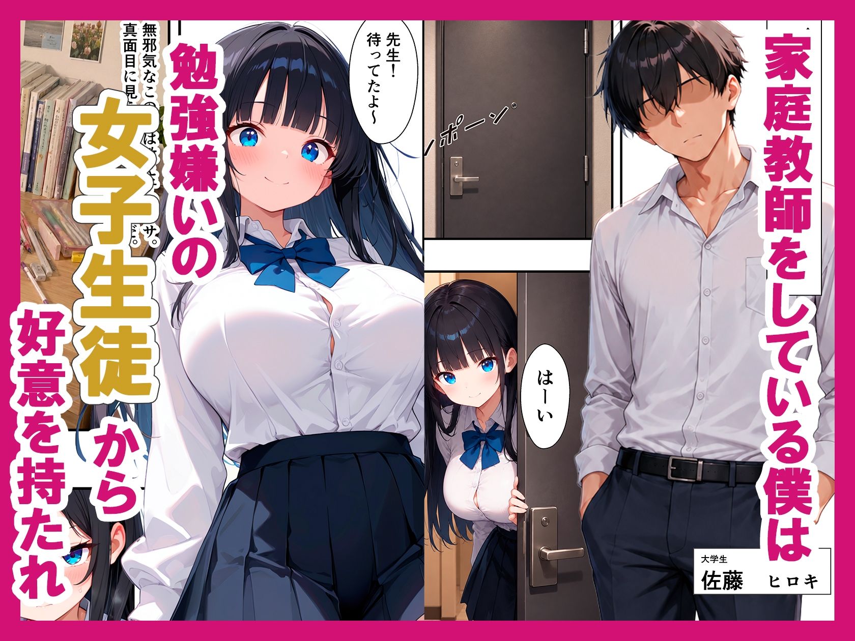 家庭教師の先生を誘惑!生ハメ中だしを懇願した話 画像1