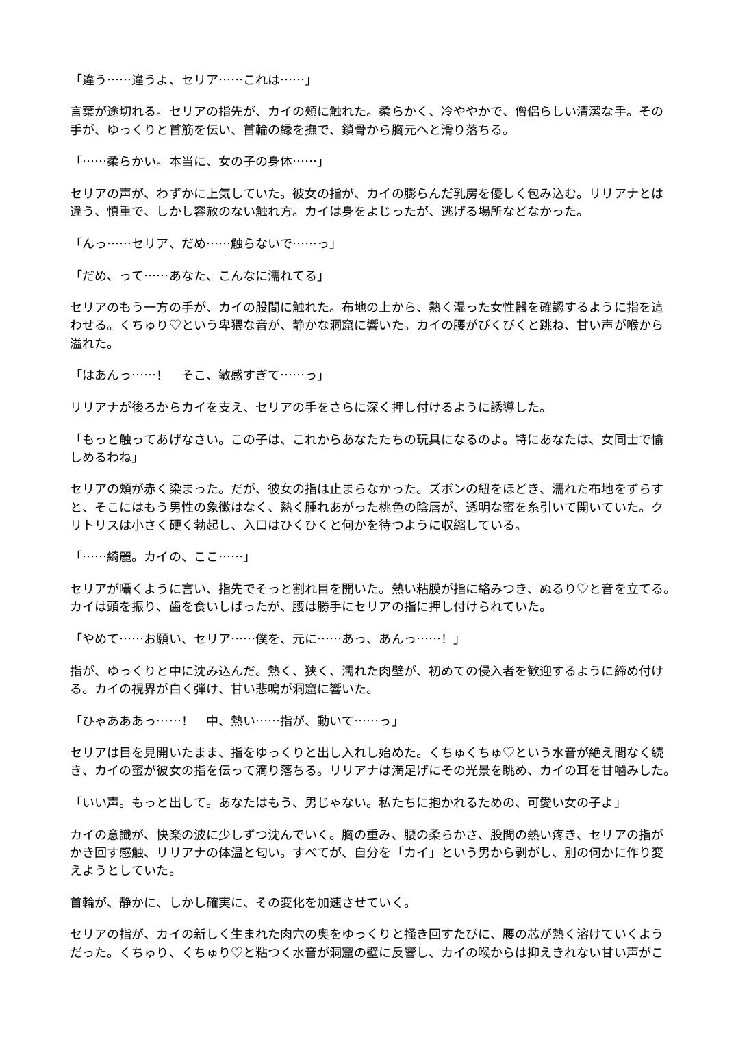 魔導士の首輪 〜強●女体化された冒険者は、元仲間の性処理玩具に堕ちる〜 画像3