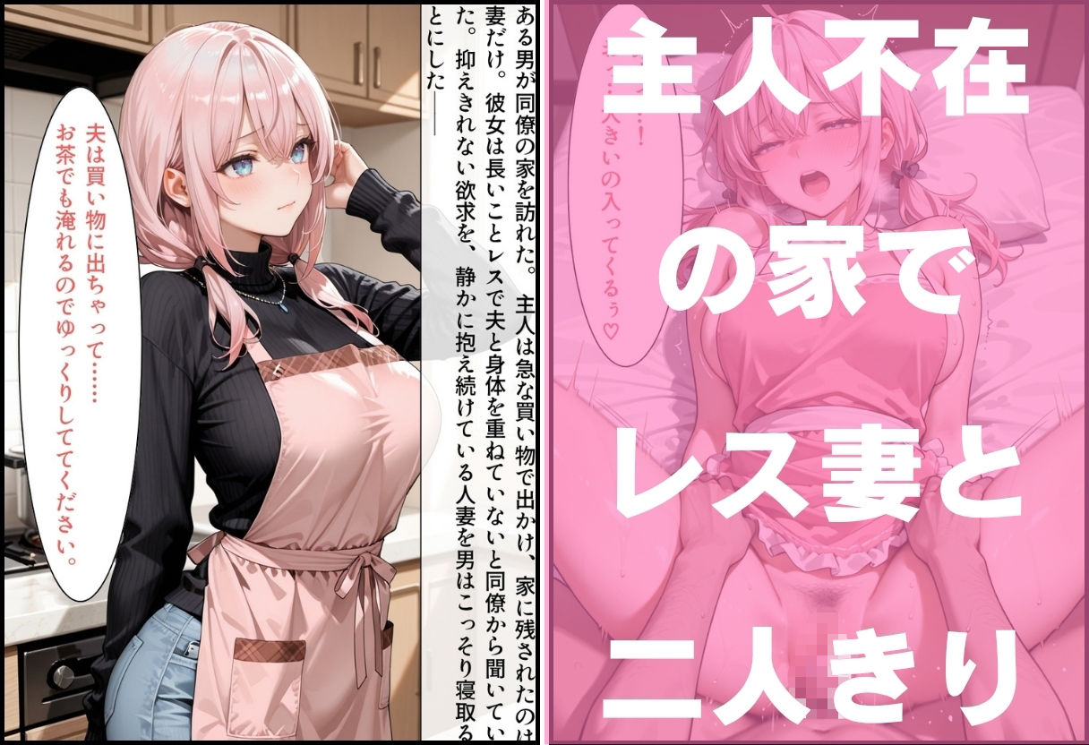 欲求不満レス人妻 夫の同僚にNTRされる話 〜夫不在 秘密の寝取られ中出し〜 画像1