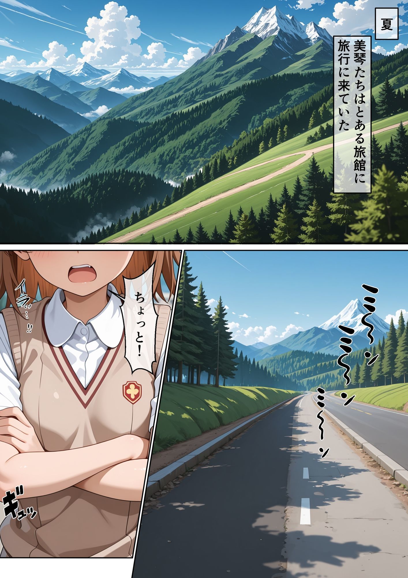 とある旅館の性交生活 催◯温泉旅館【とある科学◯超電磁砲編】 画像1