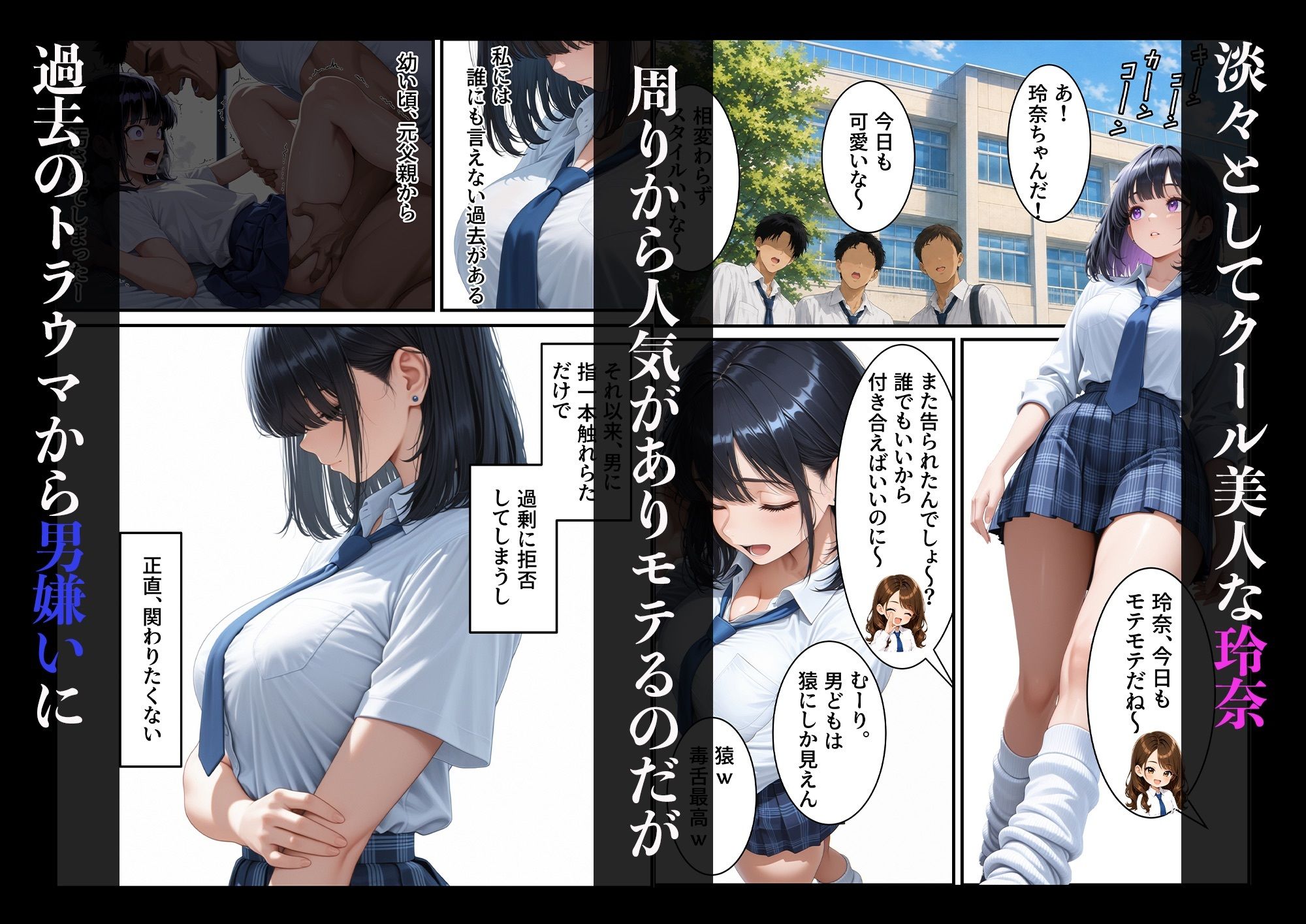 男嫌いのクールギャルをマゾメス化させたら1