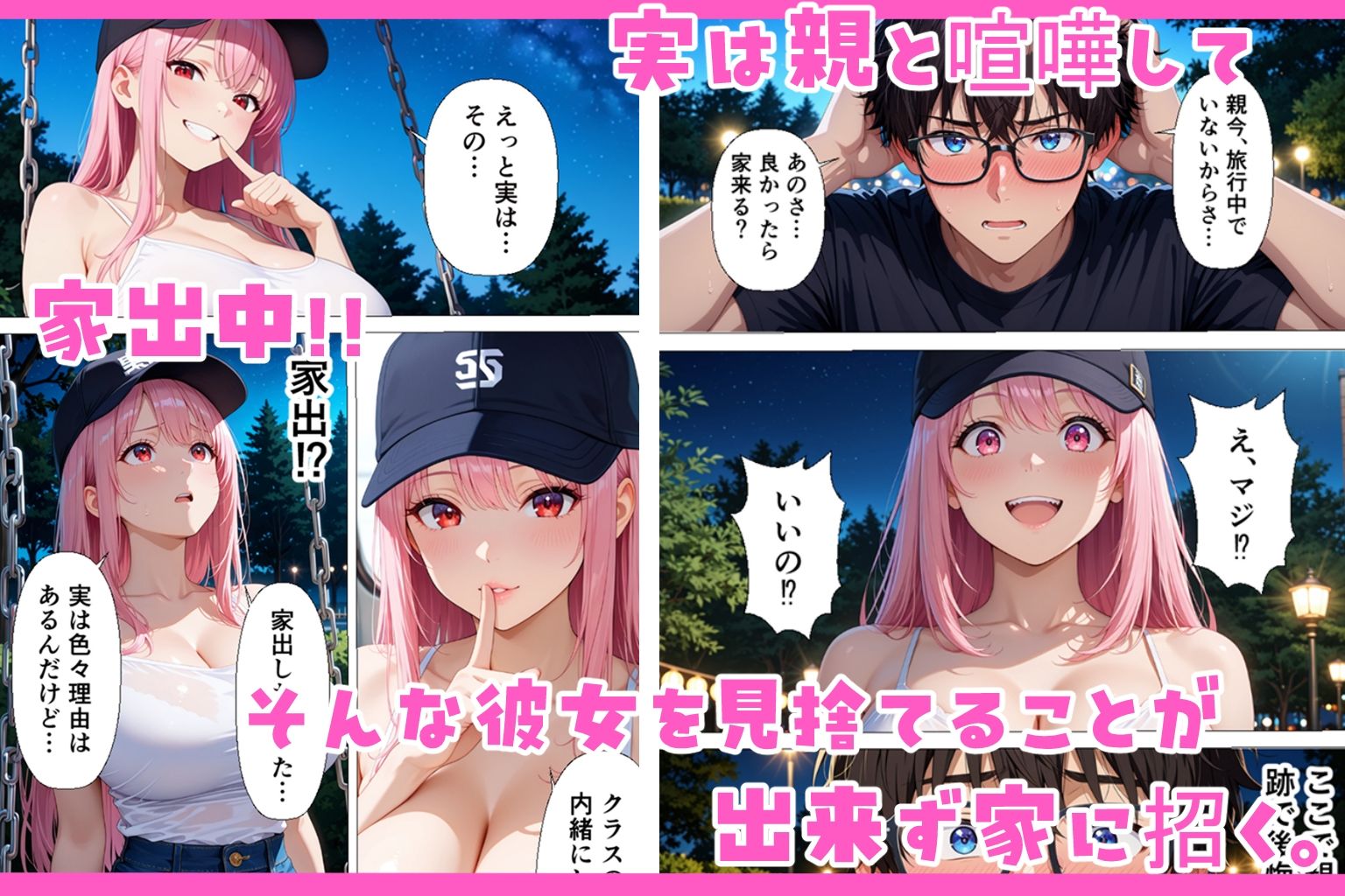 家出してきたギャル女子を家に泊めたら学校でも中出し種付けセックスをすることになった話。3