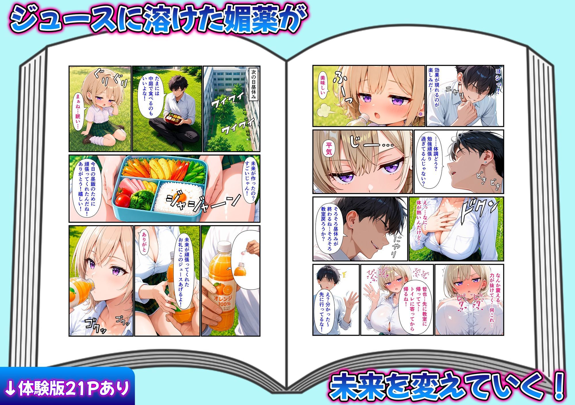 マグロ女だったダウナーギャルが  媚薬でメス堕ち  何度も種付けされた話 画像7