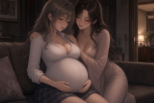 隣室の爆乳人妻に女体化された俺 〜壁一枚向こうの甘い吐息で、産むための身体に作り変えられる〜