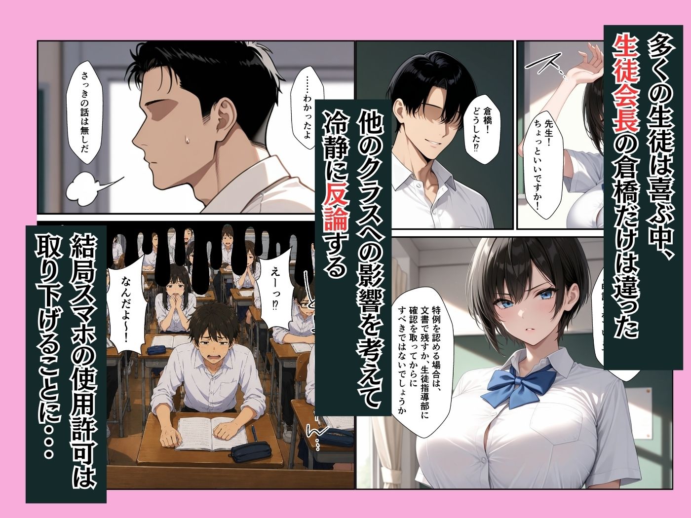 爆乳生徒会長は裏垢配信者だった！？呼び出して性指導したらメス堕ちした話2