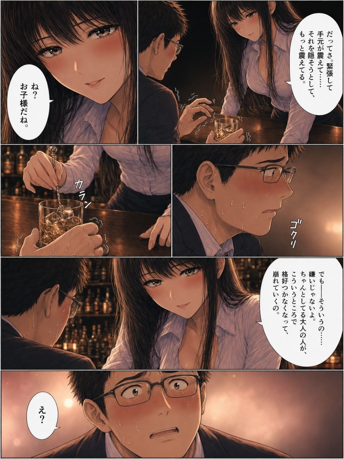ガールズバーの美女にお子様扱いされて理性を溶かされた夜 〜冷酷な絶対支配 ミオ編〜【精神支配・言葉責め・貢ぎマゾ】 画像5