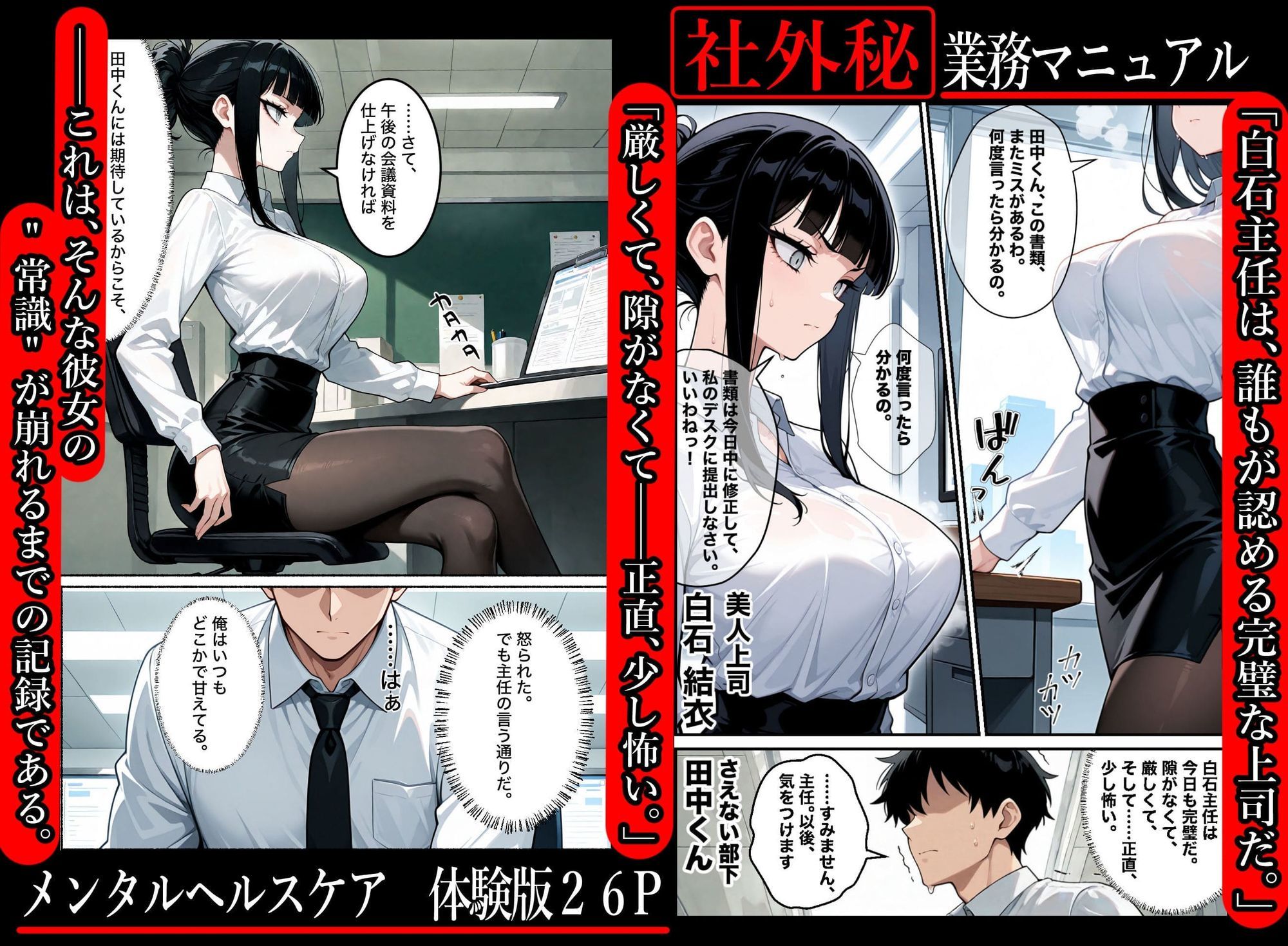 社外秘  これは業務です。真面目な美人上司がメス堕ちするまでの話 画像1